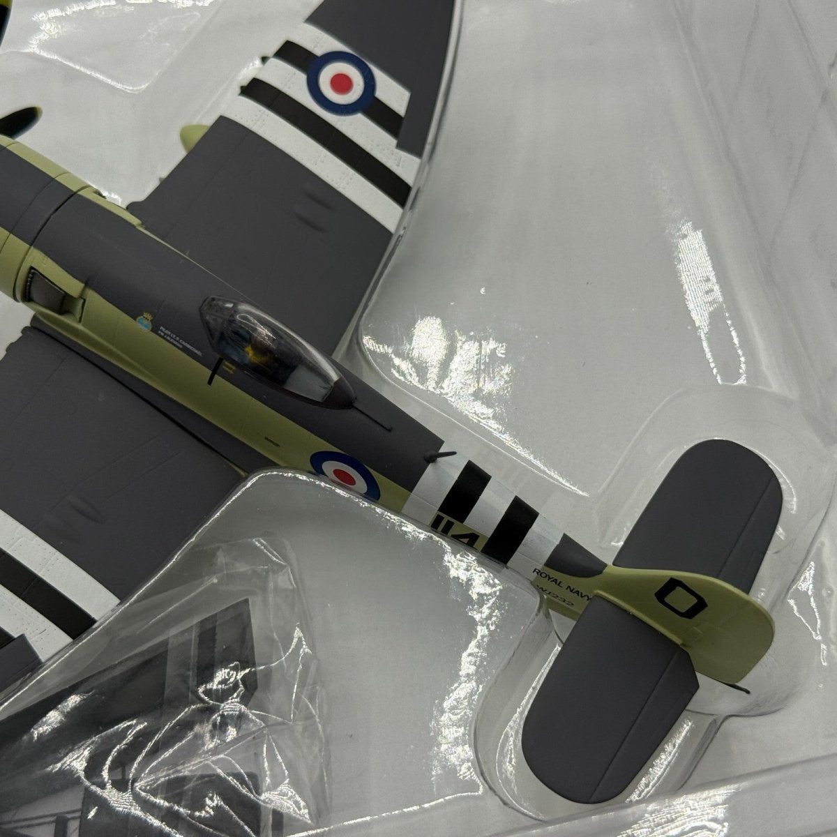 JC Wings 1:72 Sea Fury FB.11, No 802 Sqn, Peter Carmichael Edition Diecast Model - JC Wings