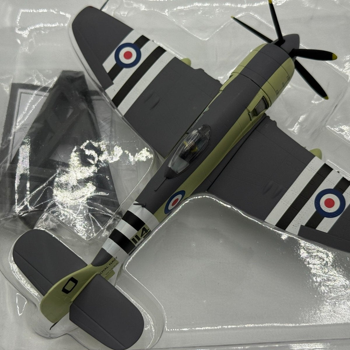 JC Wings 1:72 Sea Fury FB.11, No 802 Sqn, Peter Carmichael Edition Diecast Model - JC Wings