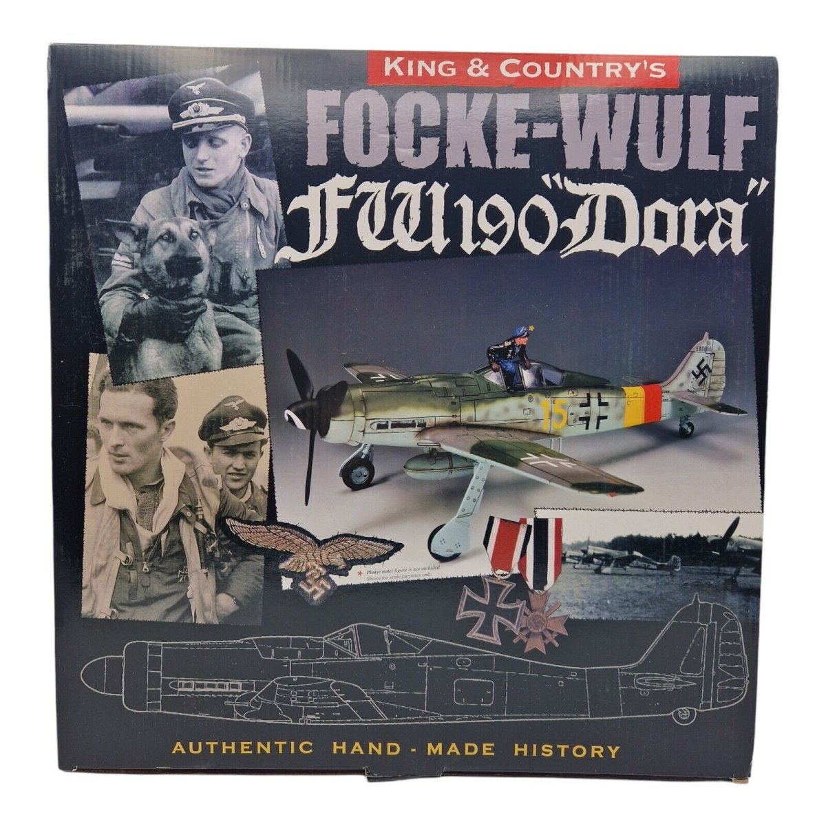 King and Country 1:30 Luftwaffe Focke - Wulf FW190 "Dora" LW049 - King & Country