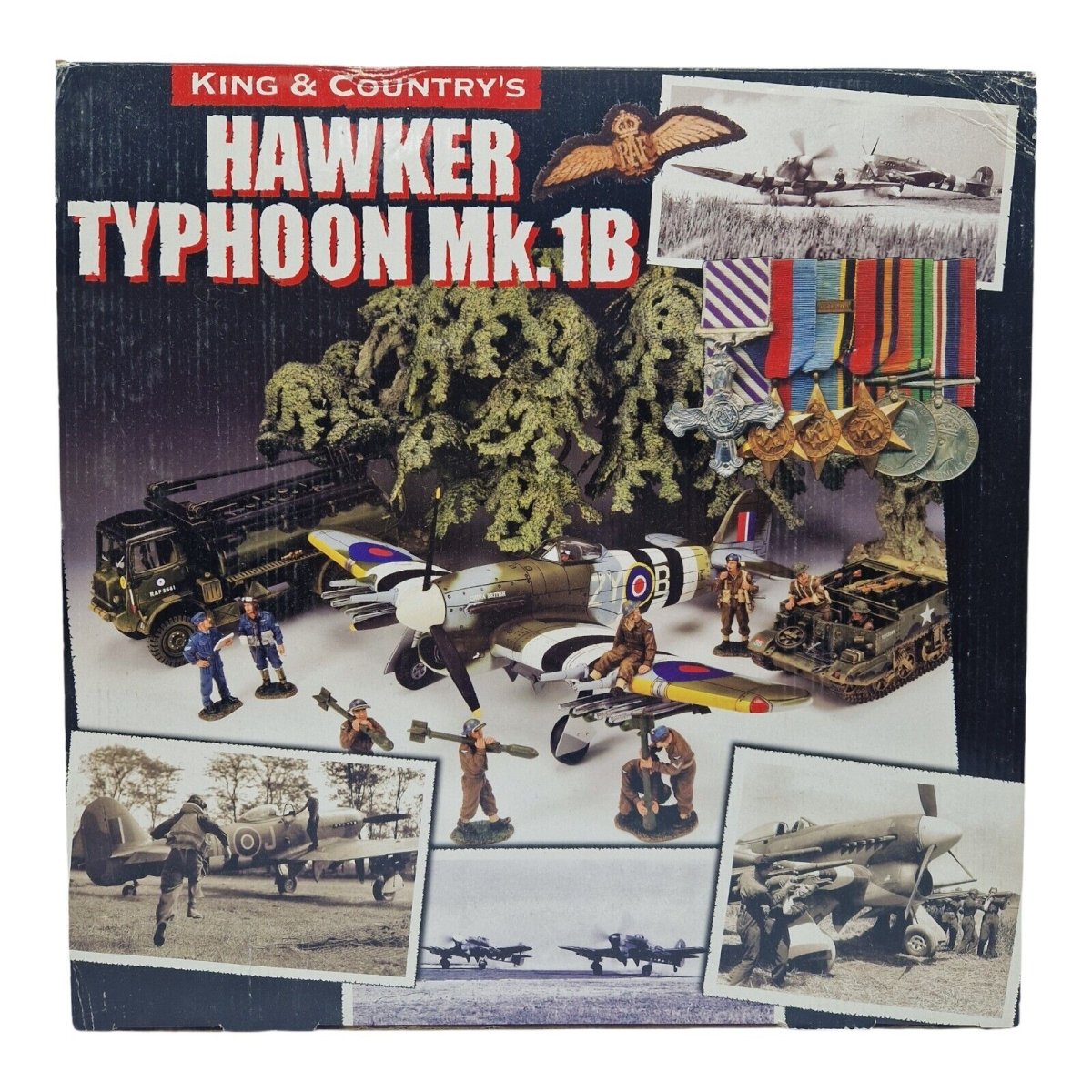 King & Country 1:30 Hawker Typhoon Mk.18 Fighter Bomber D - Day Markings RAF30 - King & Country