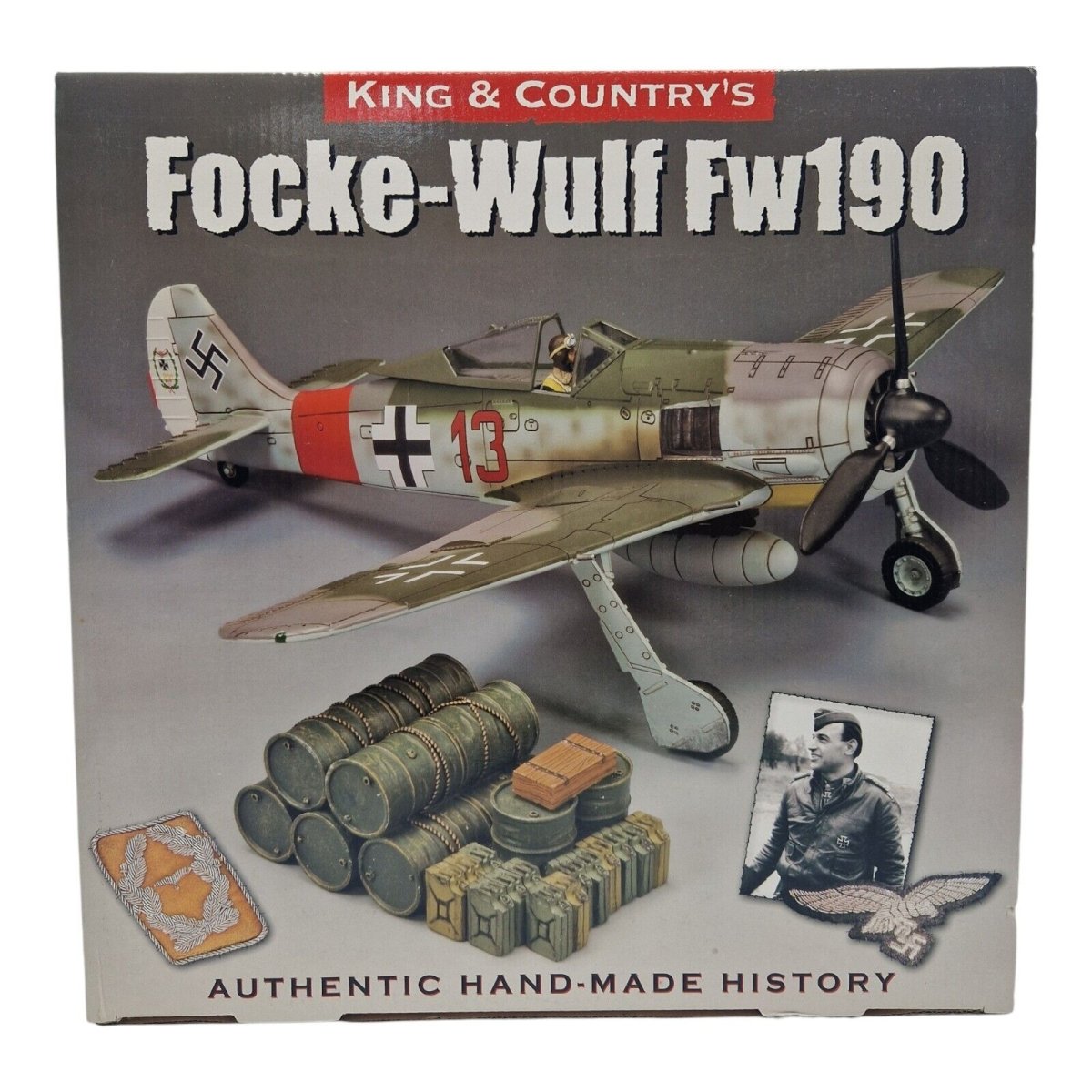 King & Country 1:30 Luftwaffe Focke - Wulf FW190 Aircraft Model LW28 - King & Country