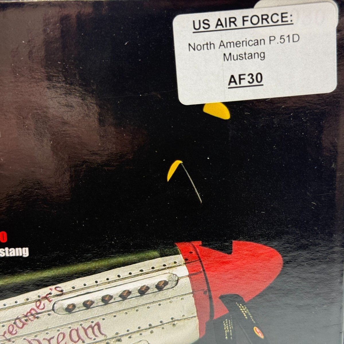 King & Country 1:30 North American P51D Mustang, USAF, Custom Detail AF030 - King & Country