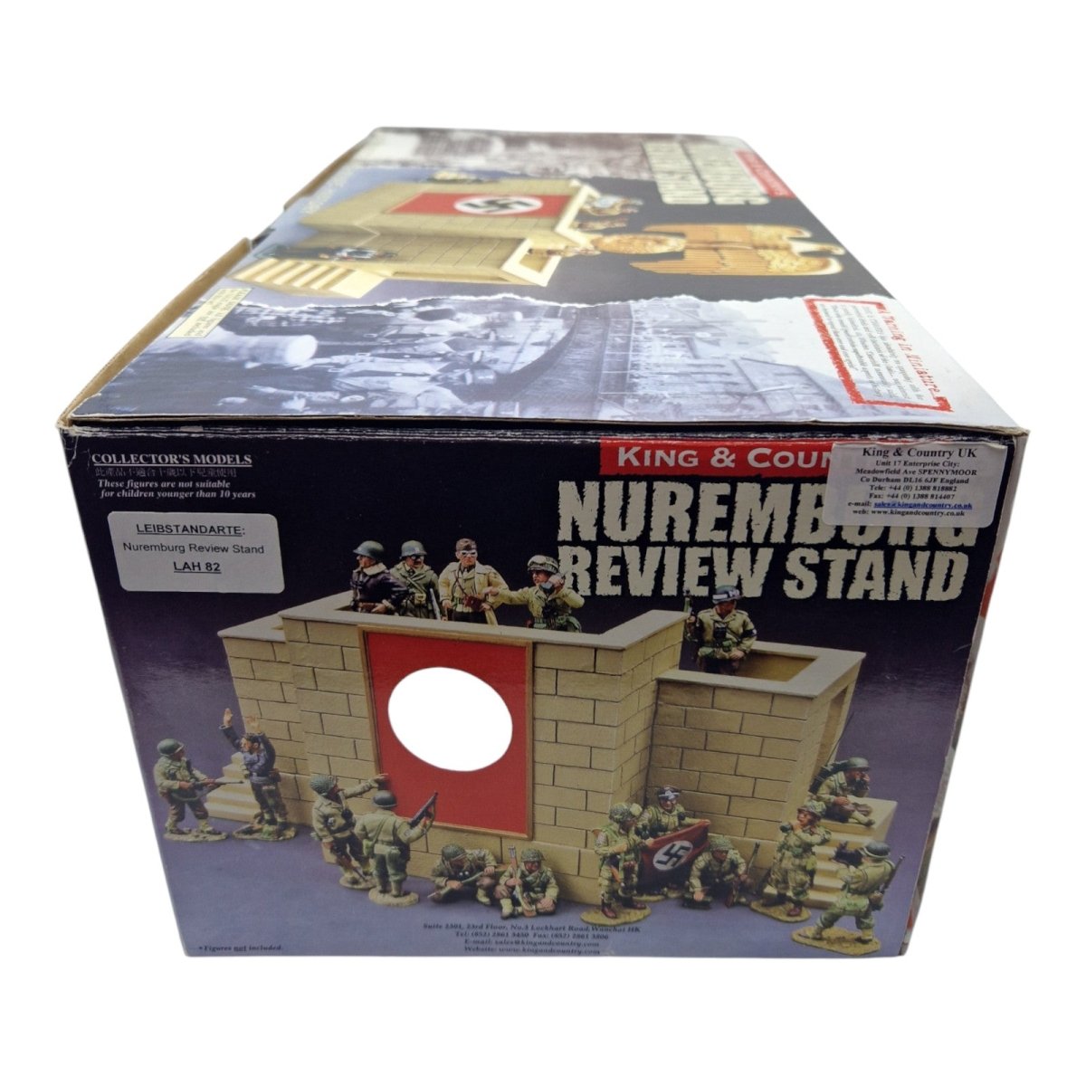 King & Country 1:30 Nuremburg Review Stand WW2 Model LAH082 - King & Country