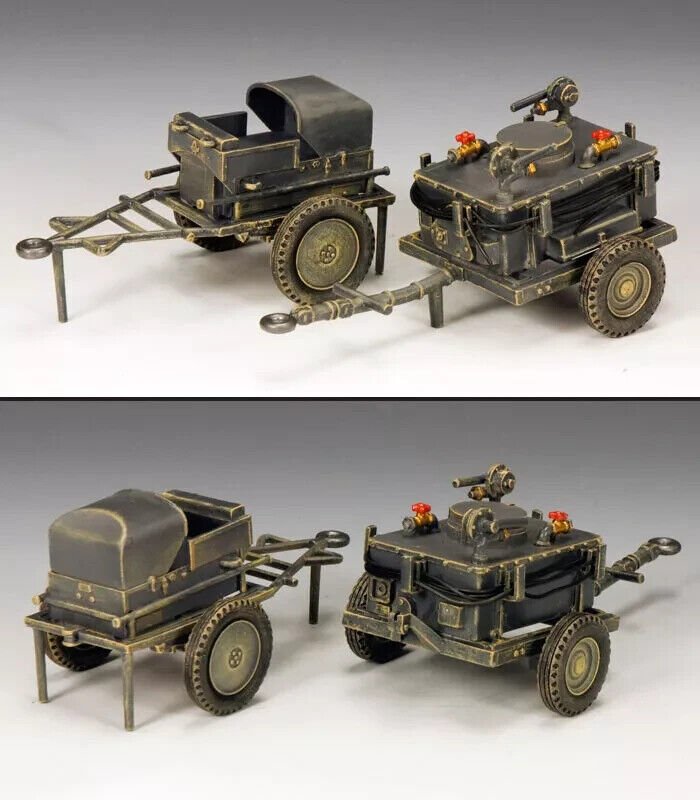 King & Country 1:30 Luftwaffe Airfield Refuelling Carts LW34 - King & Country