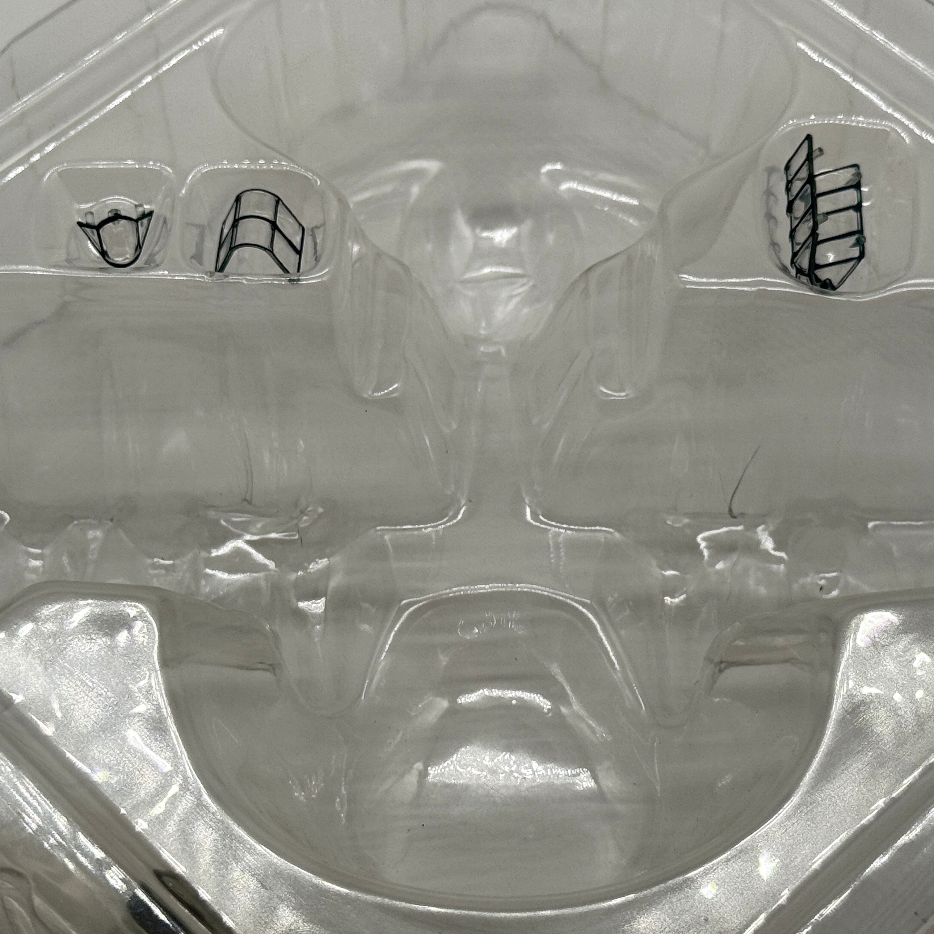 The Collectables Vault clear plastic packaging insert for Hobby Master SNJ-3 model showing canopy and small parts
