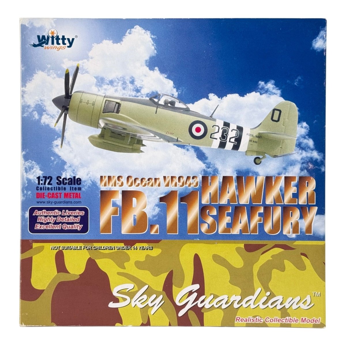 Witty Wings WTW - 72 - 015 - 010 1:72 Hawker Sea Fury FB.11 HMS Ocean - Sky Guardians