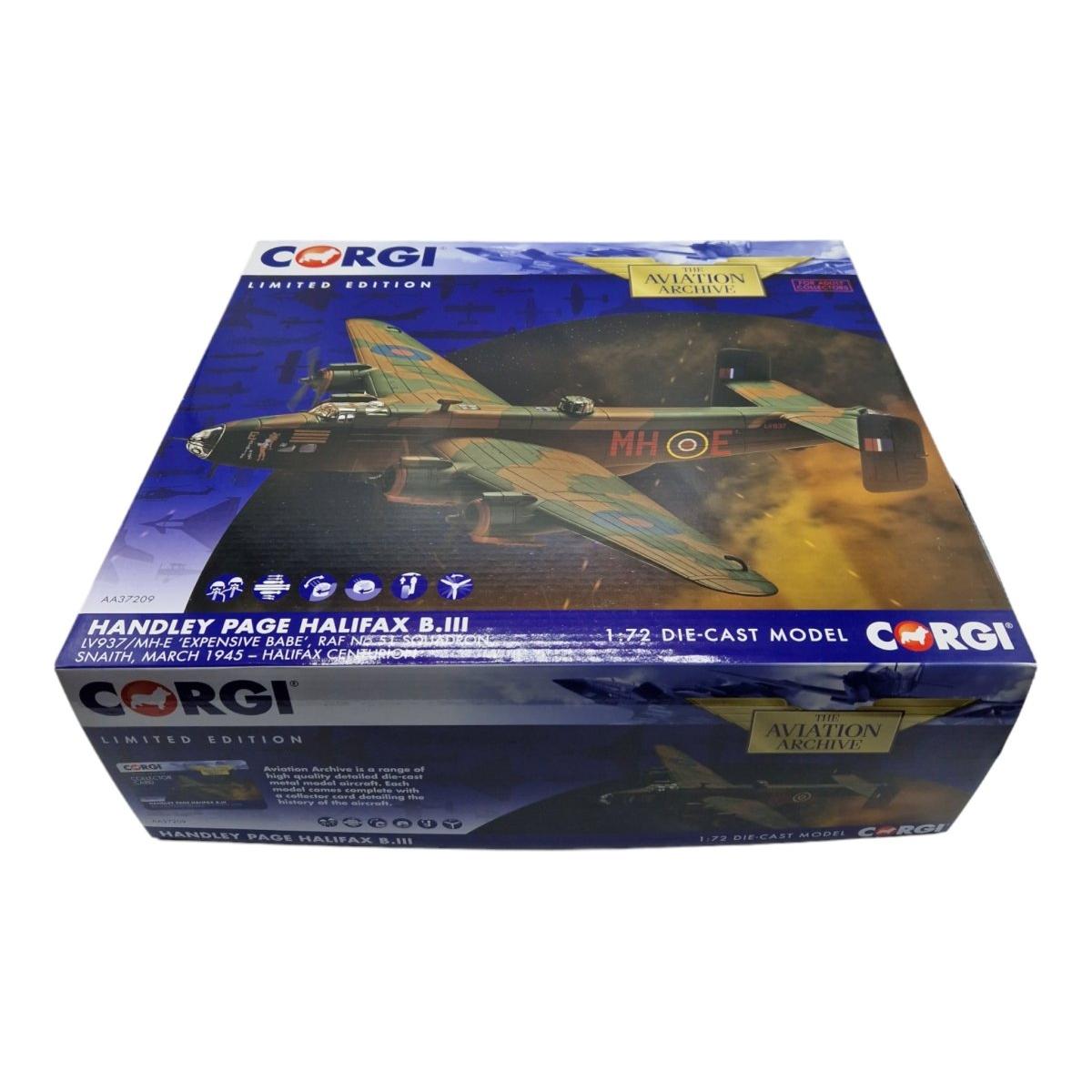 Corgi Aviation Archive 1:72 Handley Page Halifax B.III LV937/MH - E "Expensive Babe" AA37209 - Corgi