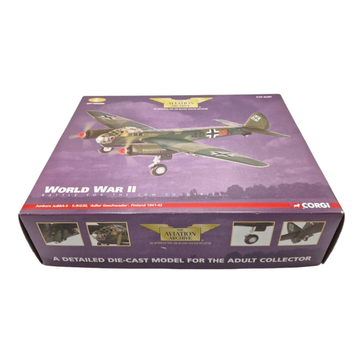Corgi Aviation Archive 1:72 Junkers Ju 88A - 5 Luftwaffe 5./KG 30 AA36702 - Corgi
