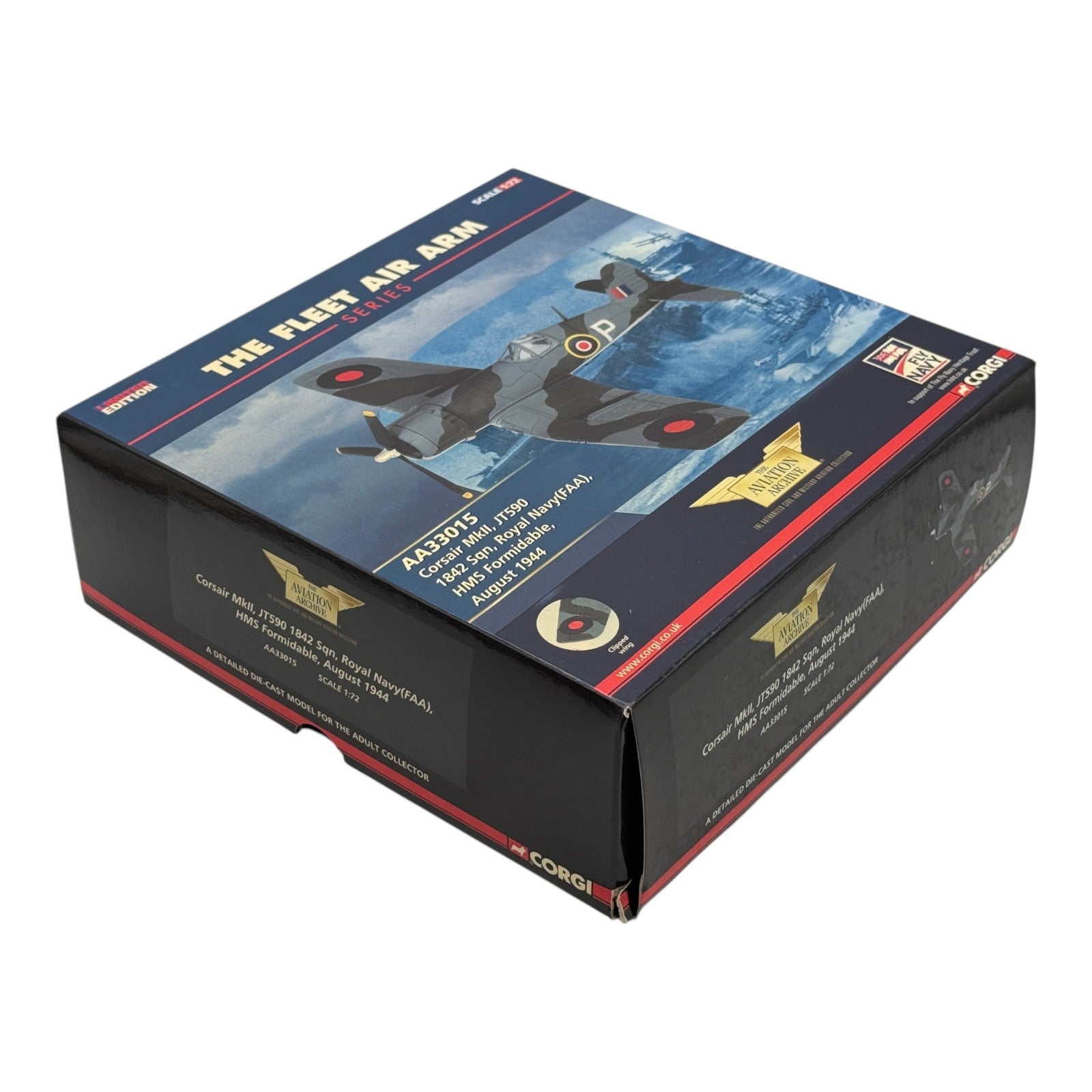 Corgi AA33015 1:72 Vought F4U Corsair RNFAA No.1842 NAS HMS Formidable 1944