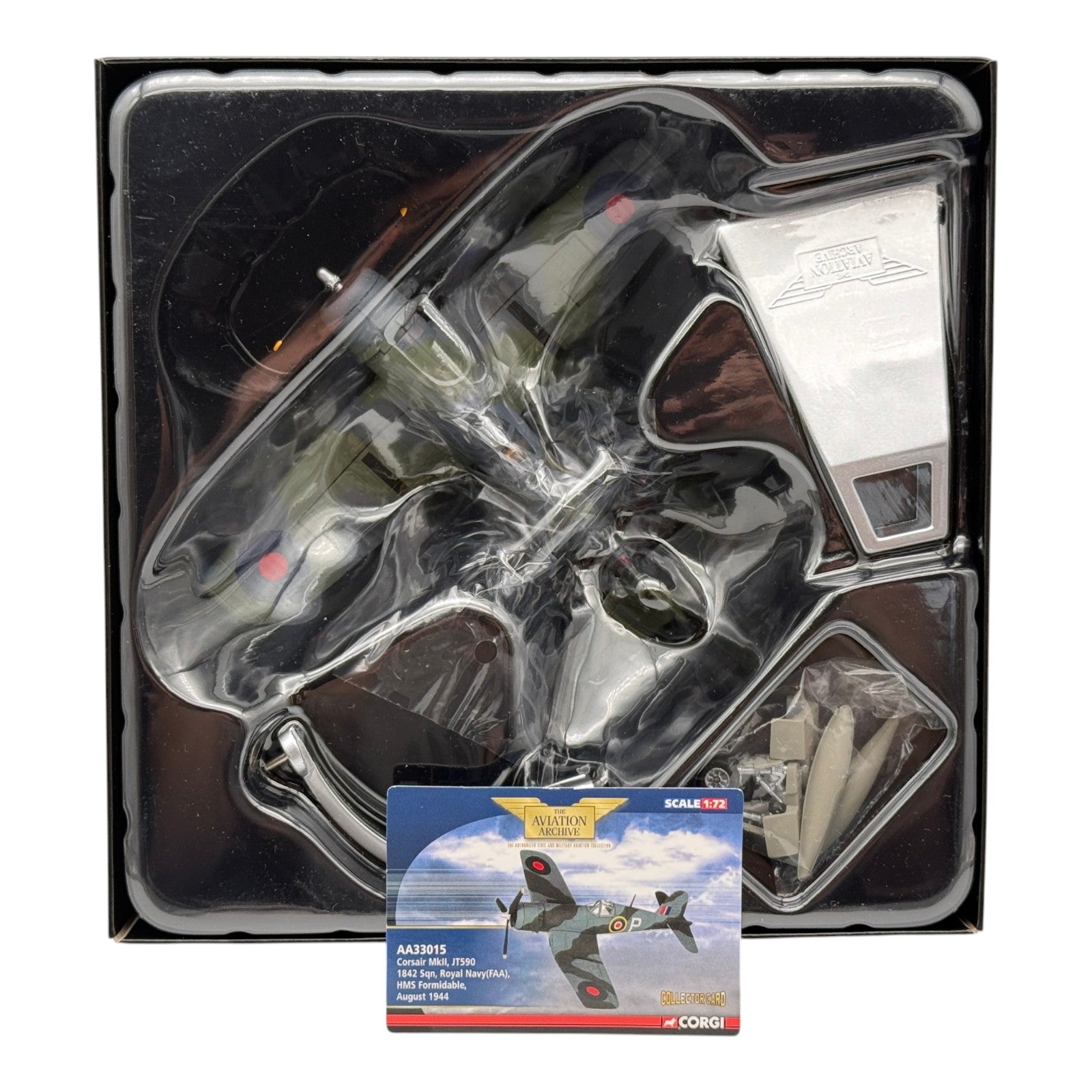 Corgi AA33015 1:72 Vought F4U Corsair RNFAA No.1842 NAS HMS Formidable 1944
