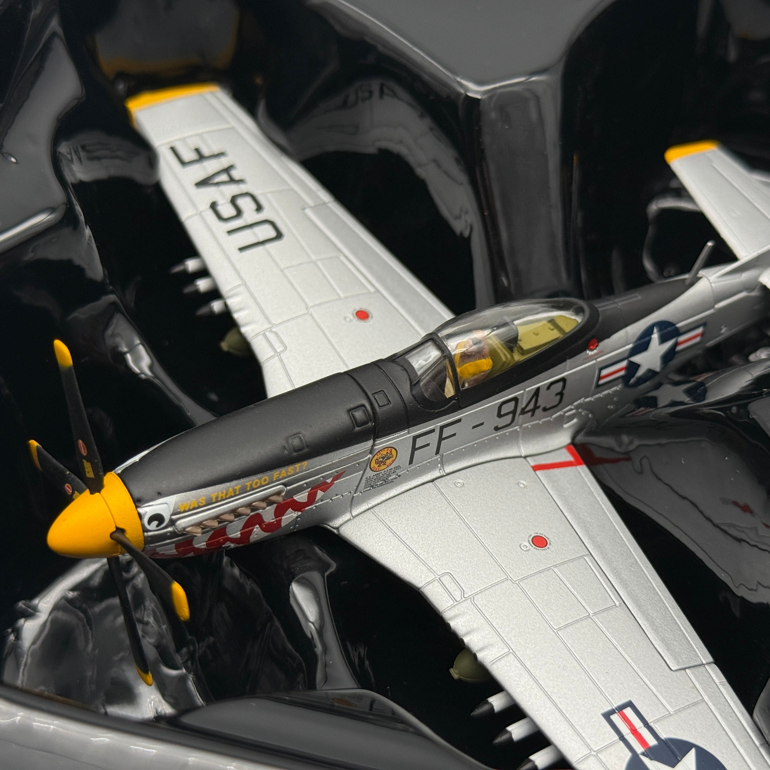 Corgi AA27702 1:72 F-51D Mustang USAF 18th FBG 'Was that too fast?' 1951