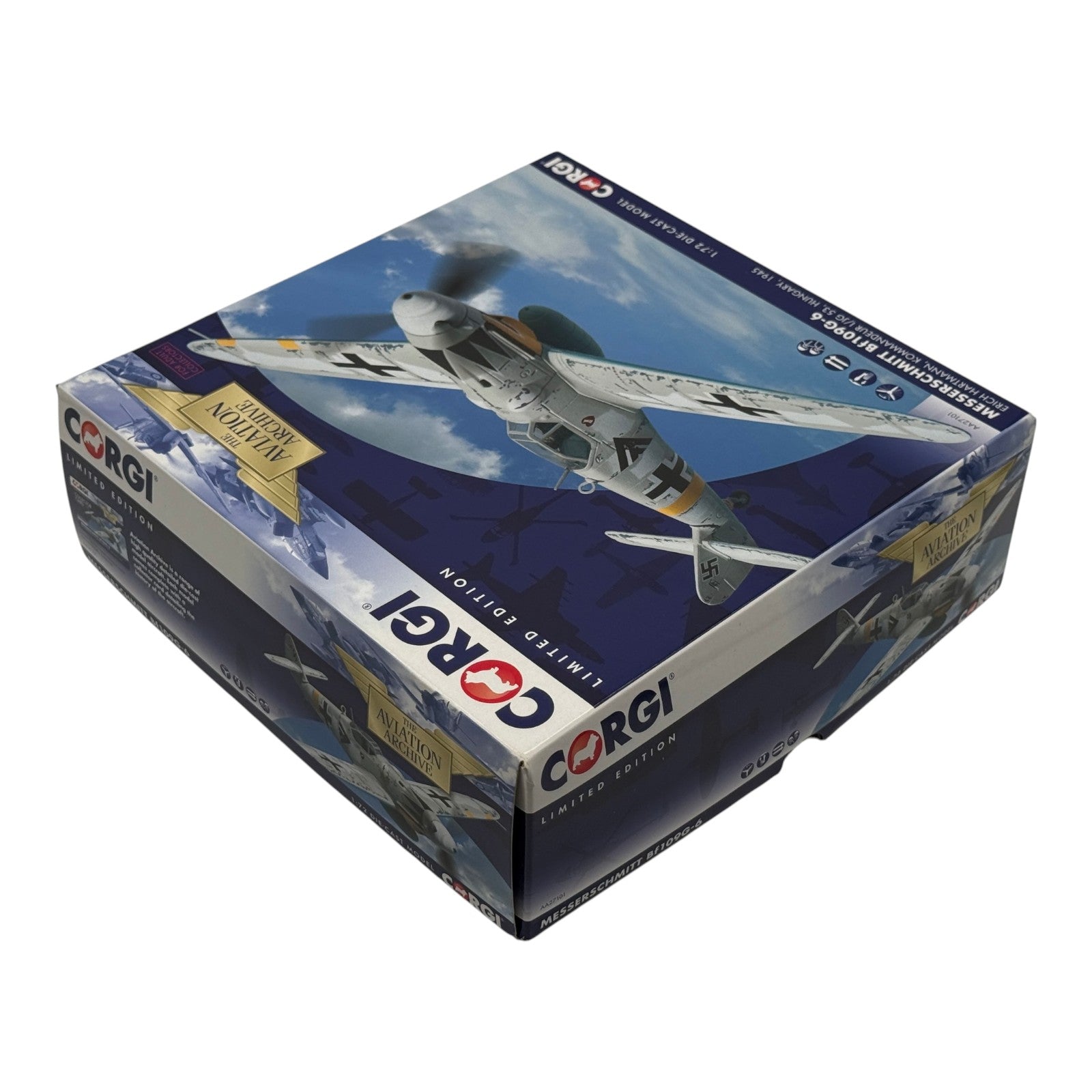 Corgi AA27101 1:72 Messerschmitt Bf 109G Luftwaffe 1./JG 53 Erich Hartmann 1945