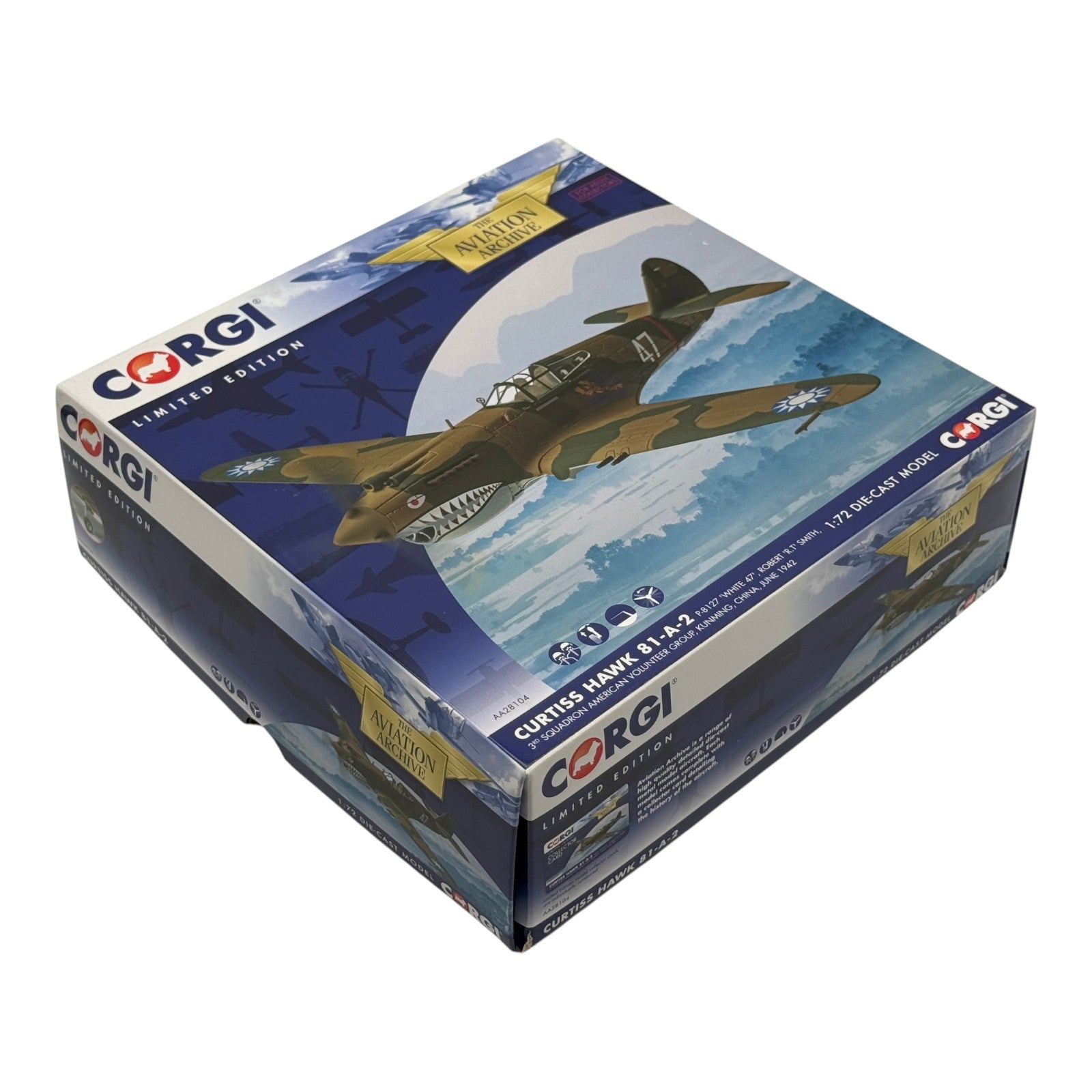 Corgi AA28104 1:72 Curtiss Hawk 81-A-2 P-8127 AVG Flying Tigers 1942