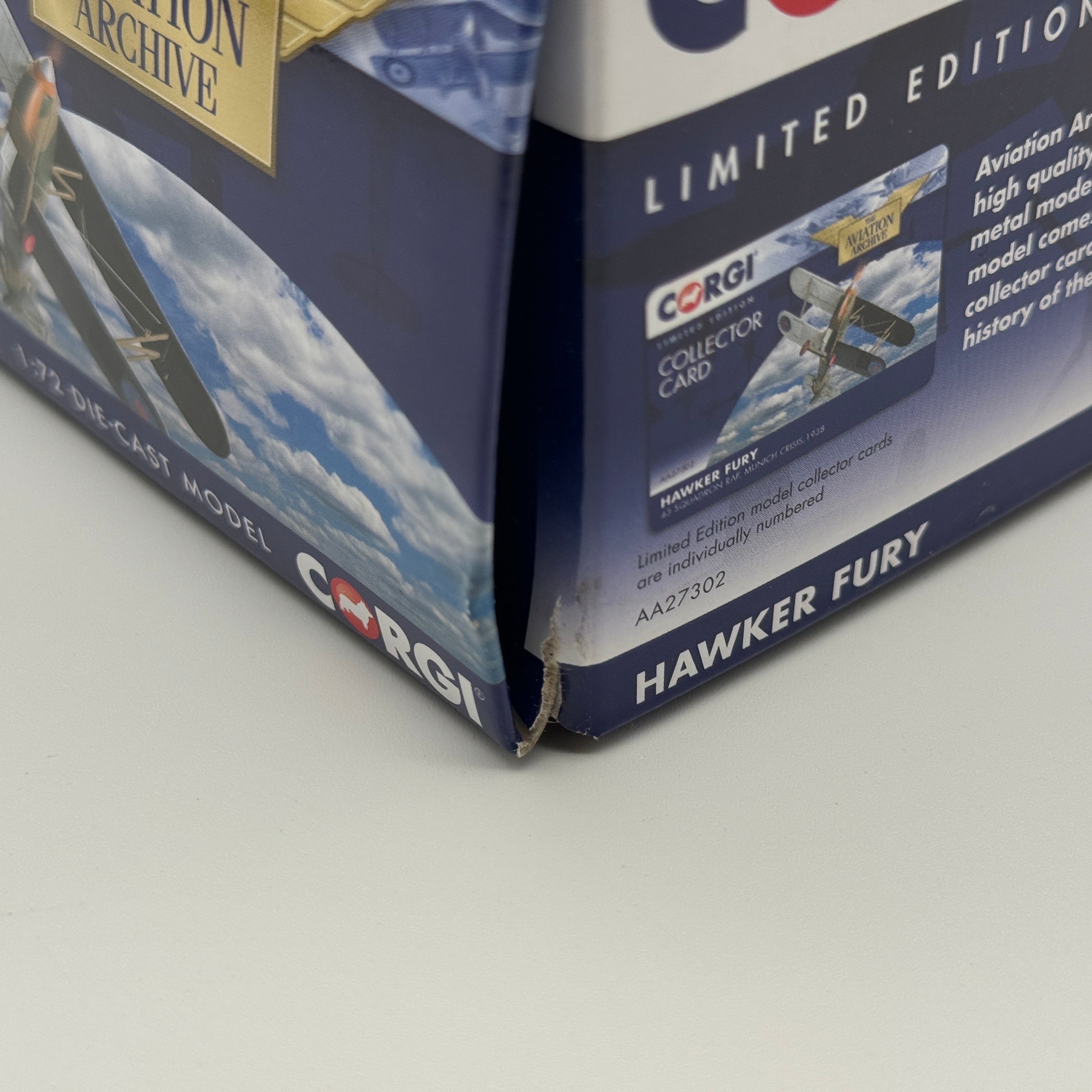 Corgi AA27302 1:72 Hawker Fury Mk I RAF No.43 Sqn Munich Crisis 1938