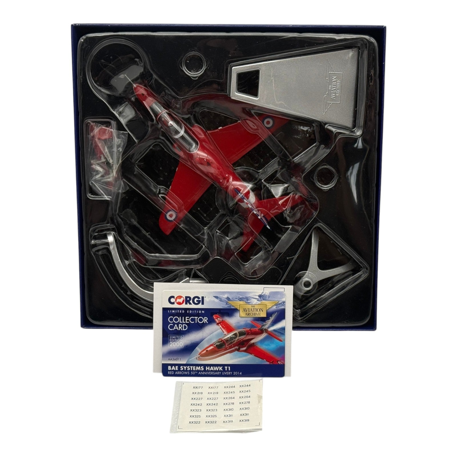 Corgi AA36011 1:72 BAE Hawk T.Mk 1 RAF Red Arrows 50th Season 2014