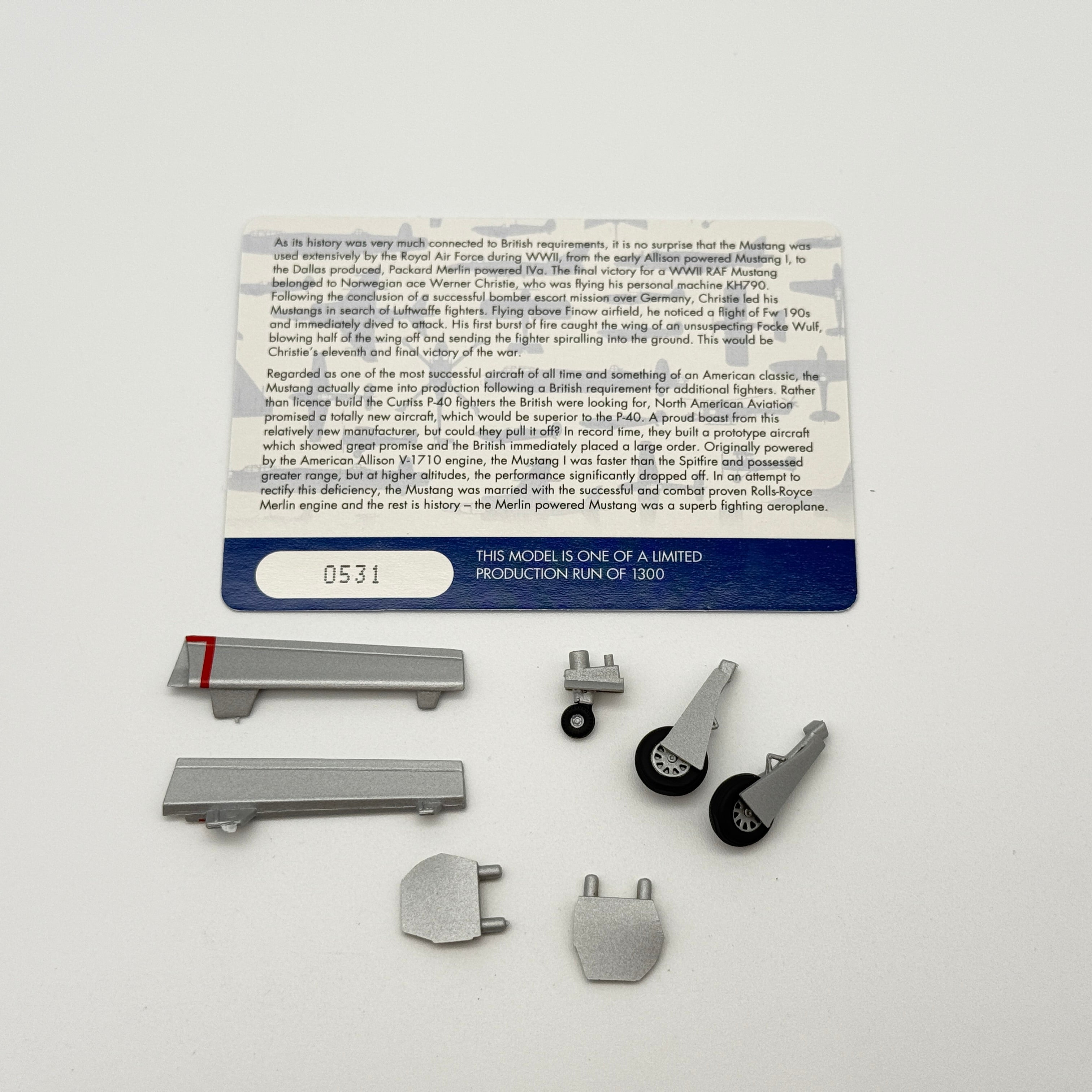 Corgi AA27703 1:72 Mustang Mk IV RAF No.150 Wing Werner Christie 1945