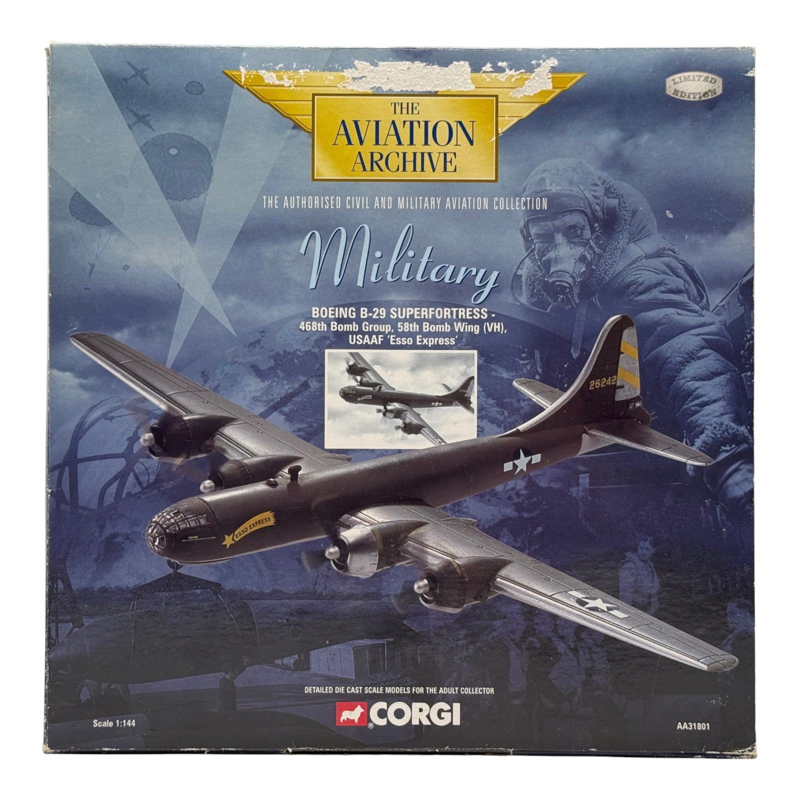 Corgi AA31801 1:144 Boeing B-29 Superfortress USAAF 58th BW Esso Express