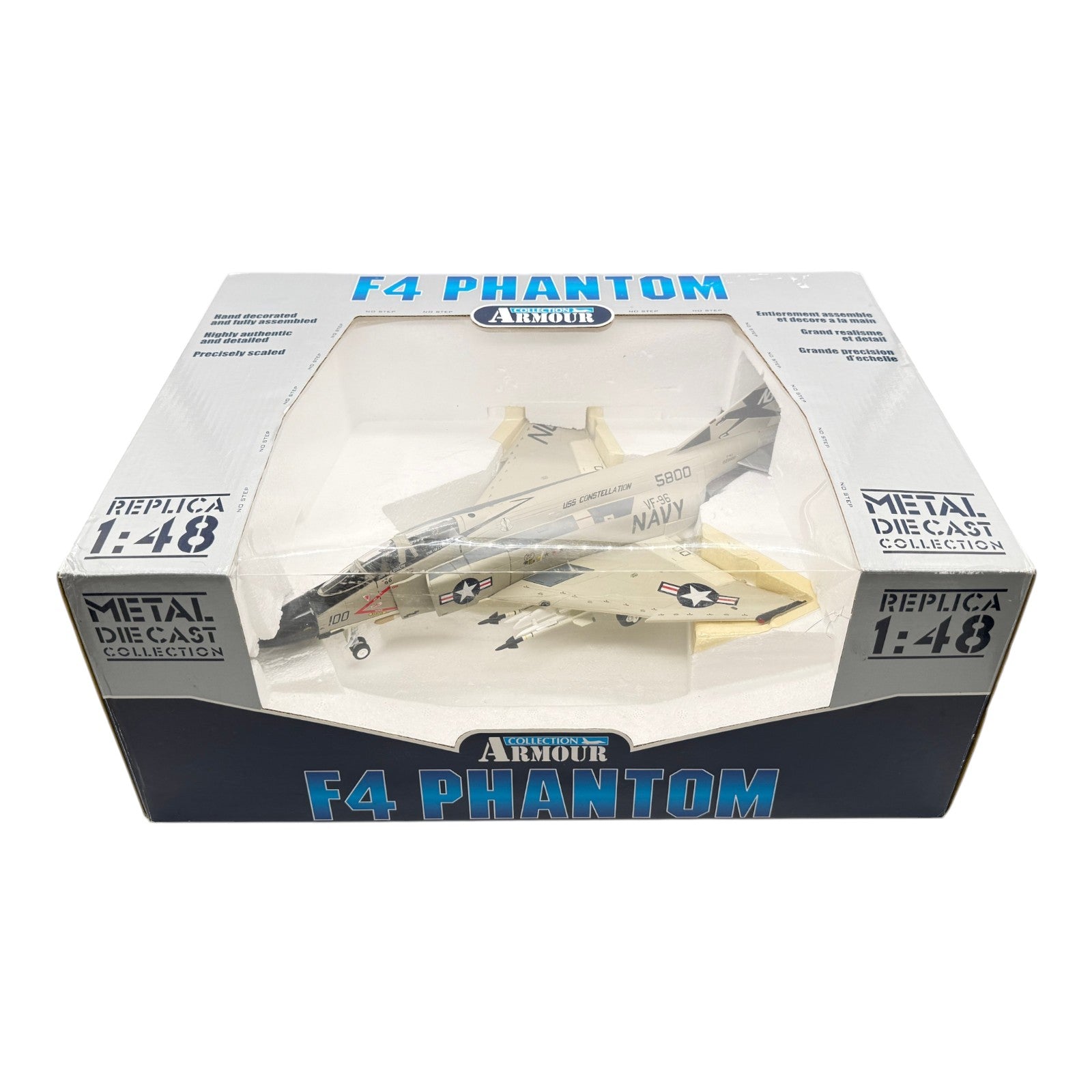 Franklin Mint B11B553 1:48 F-4 Phantom USN VF-96 Fighting Falcons *ISSUES*