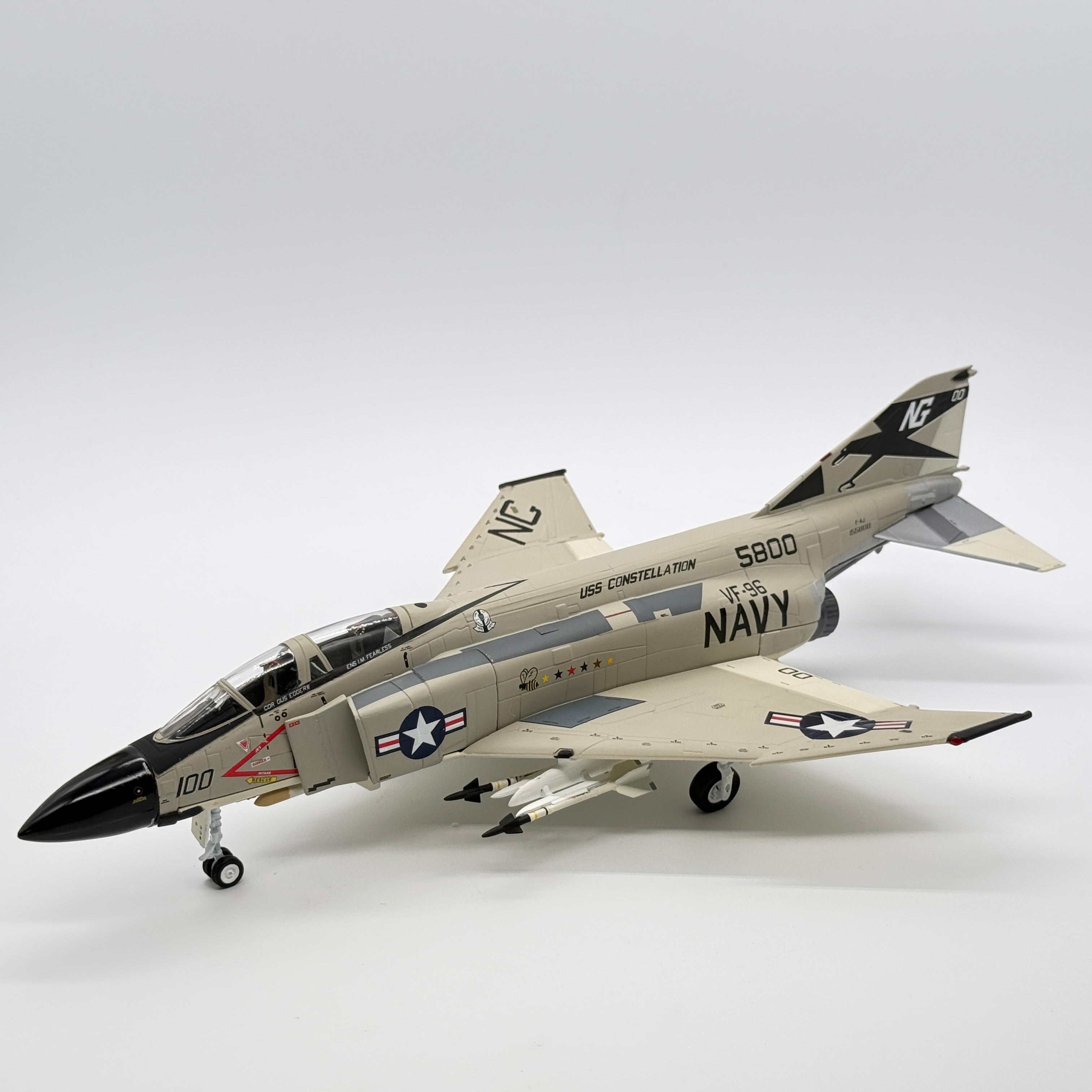 Franklin Mint B11B553 1:48 F-4 Phantom USN VF-96 Fighting Falcons *ISSUES*