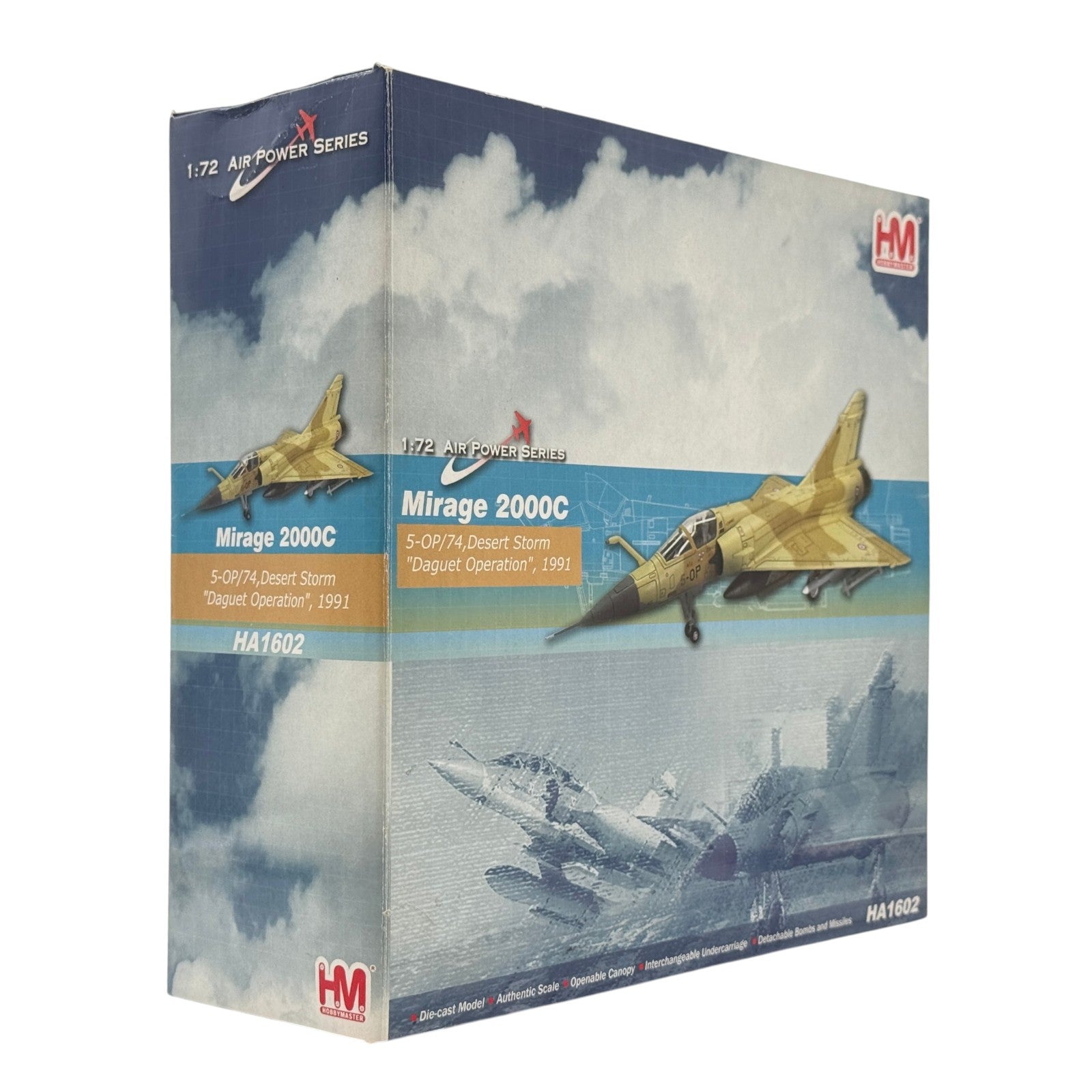 Hobby Master HA1602 1:72 Dassault Mirage 2000C Armee de l'Air EC 2/5 1991