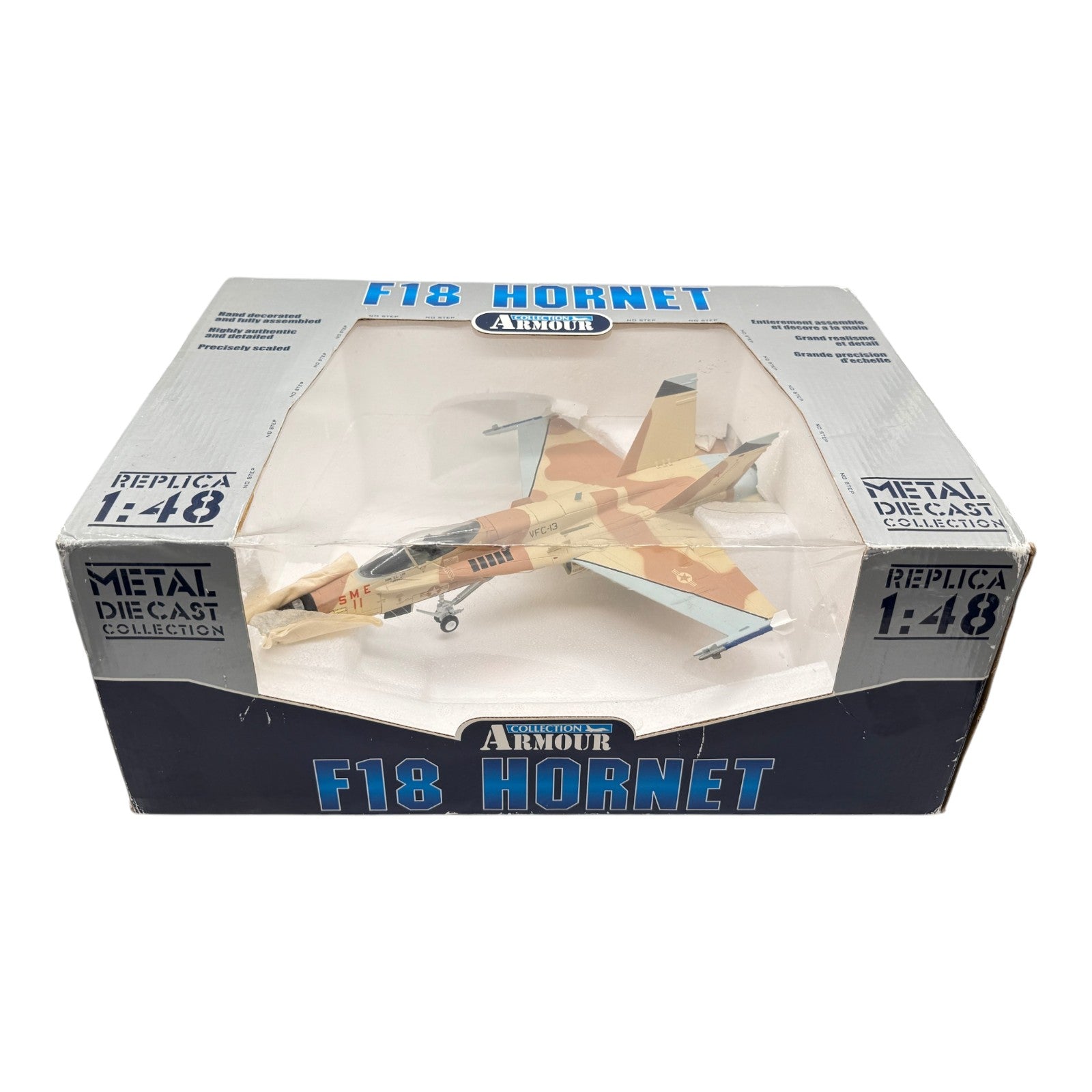Franklin Mint Armour 98105 1:48 F/A-18 Hornet US Navy Top Gun Aggressor
