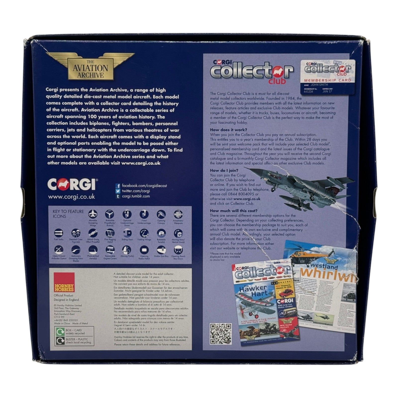 Corgi AA28003 1:72 Messerschmitt Bf 109E-4 Luftwaffe 1.(J)/LG 2 White 14 Marseille 1940