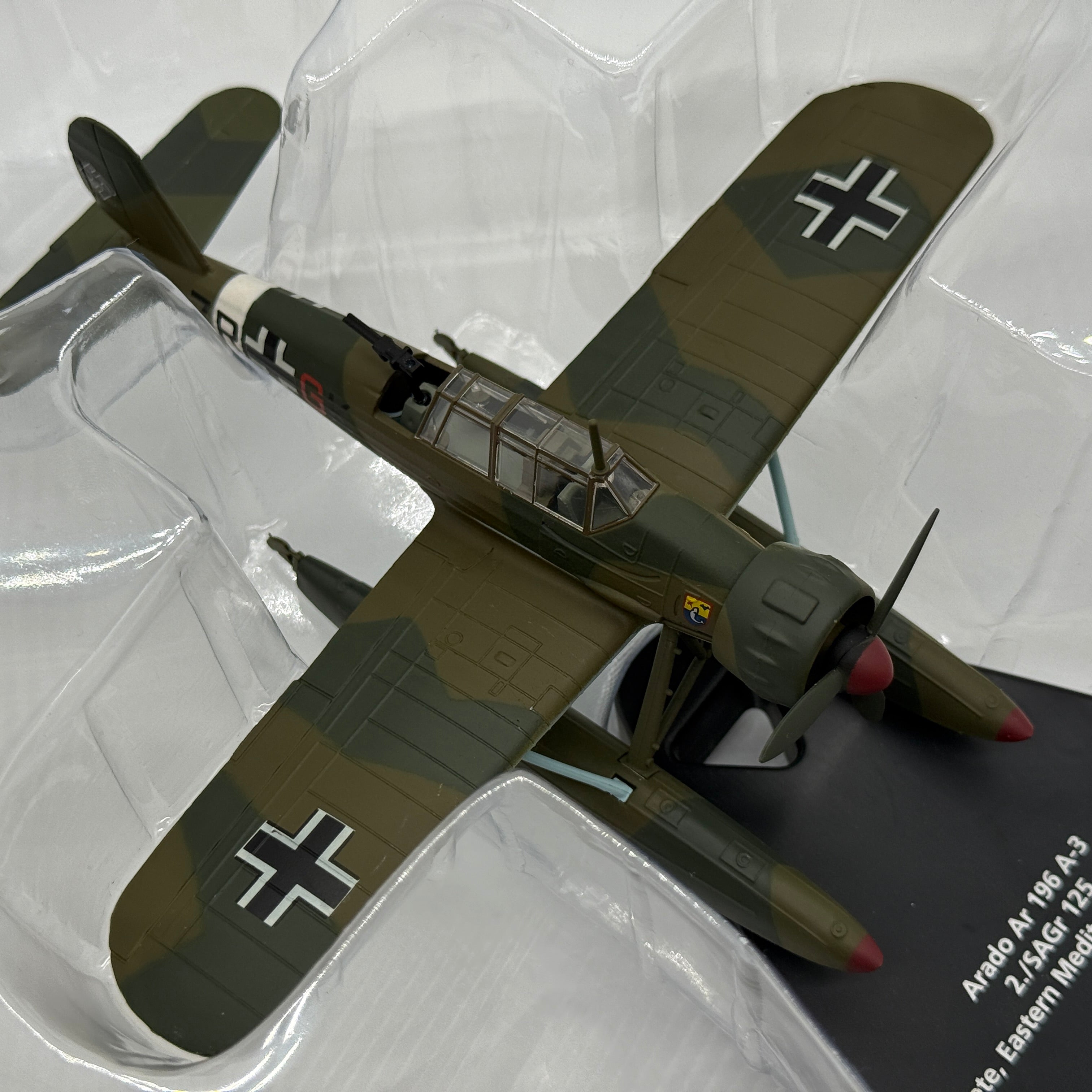 Oxford Diecast AC027 1:72 Arado Ar 196A-3 Kriegsmarine 2./SAGr.125 7R+GK