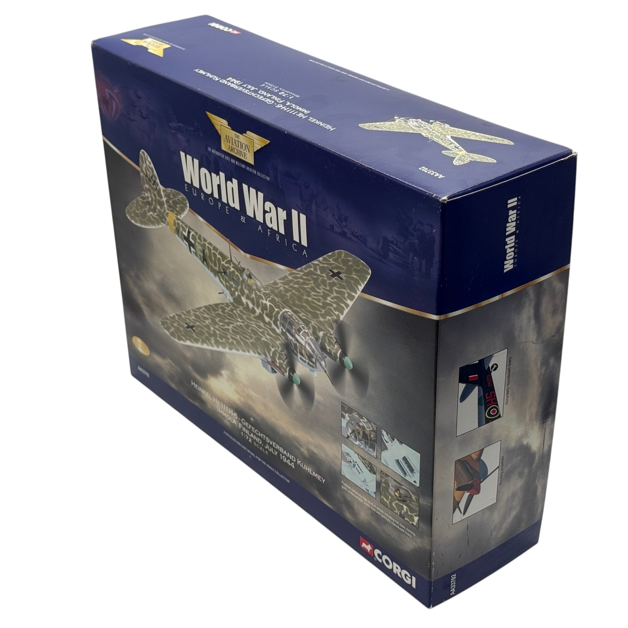 Corgi AA33702 1:72 Heinkel He 111H-6 Luftwaffe 7A+FA Gefechtsverband Kuhlmey Immola Finland July 1944