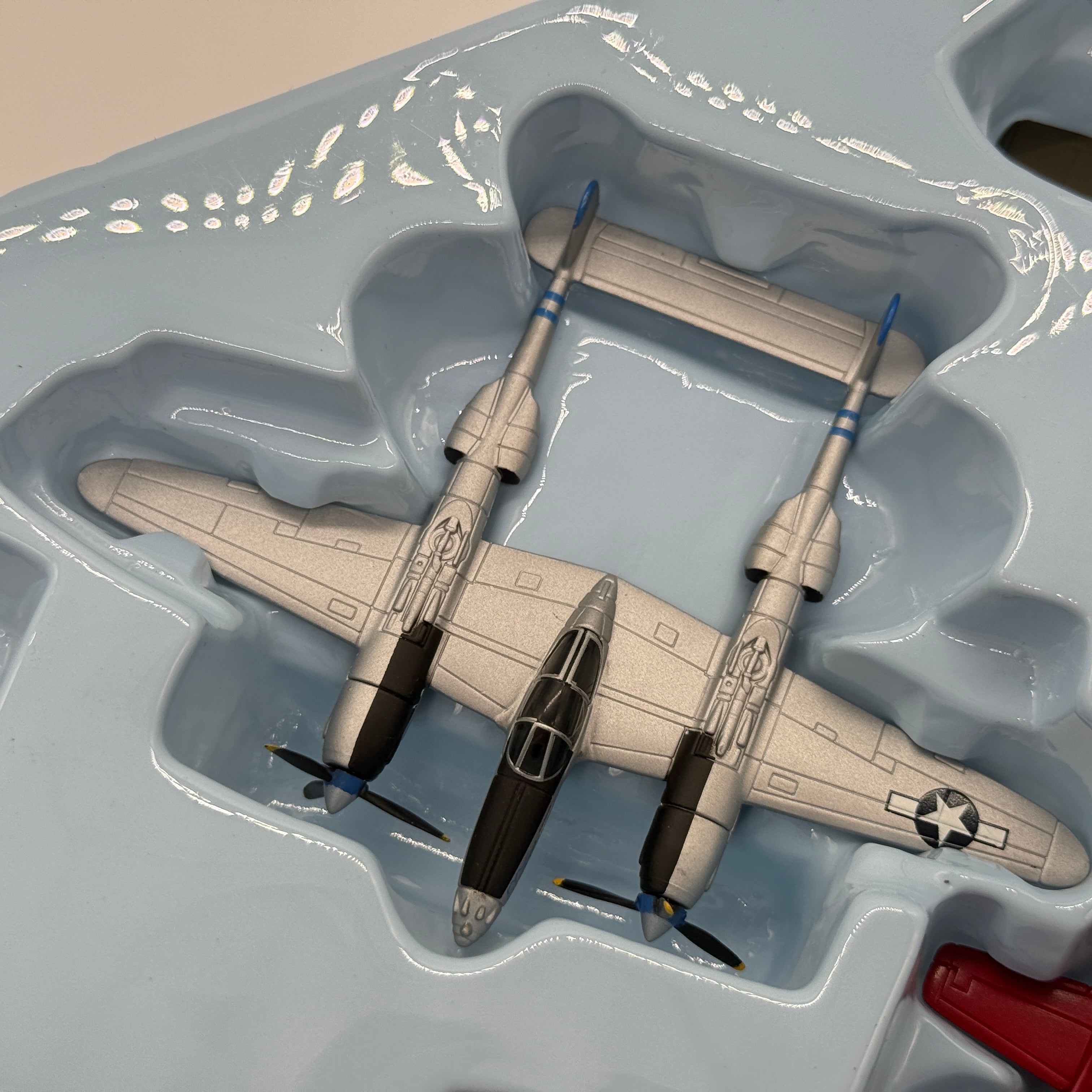 Corgi CSFS01006 Fighter Scramble Spitfire Zero P-51D Mustang Bf 109 P-38 Lightning F4U Corsair 6-Plane Set