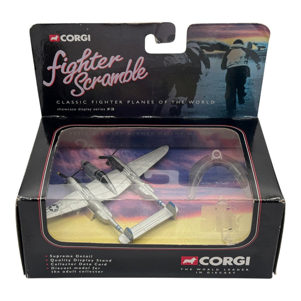Corgi CS90021 1:147 Lockheed P-38J Lightning Little Eva 433rd FS 475th FG Calvin Wire WWII