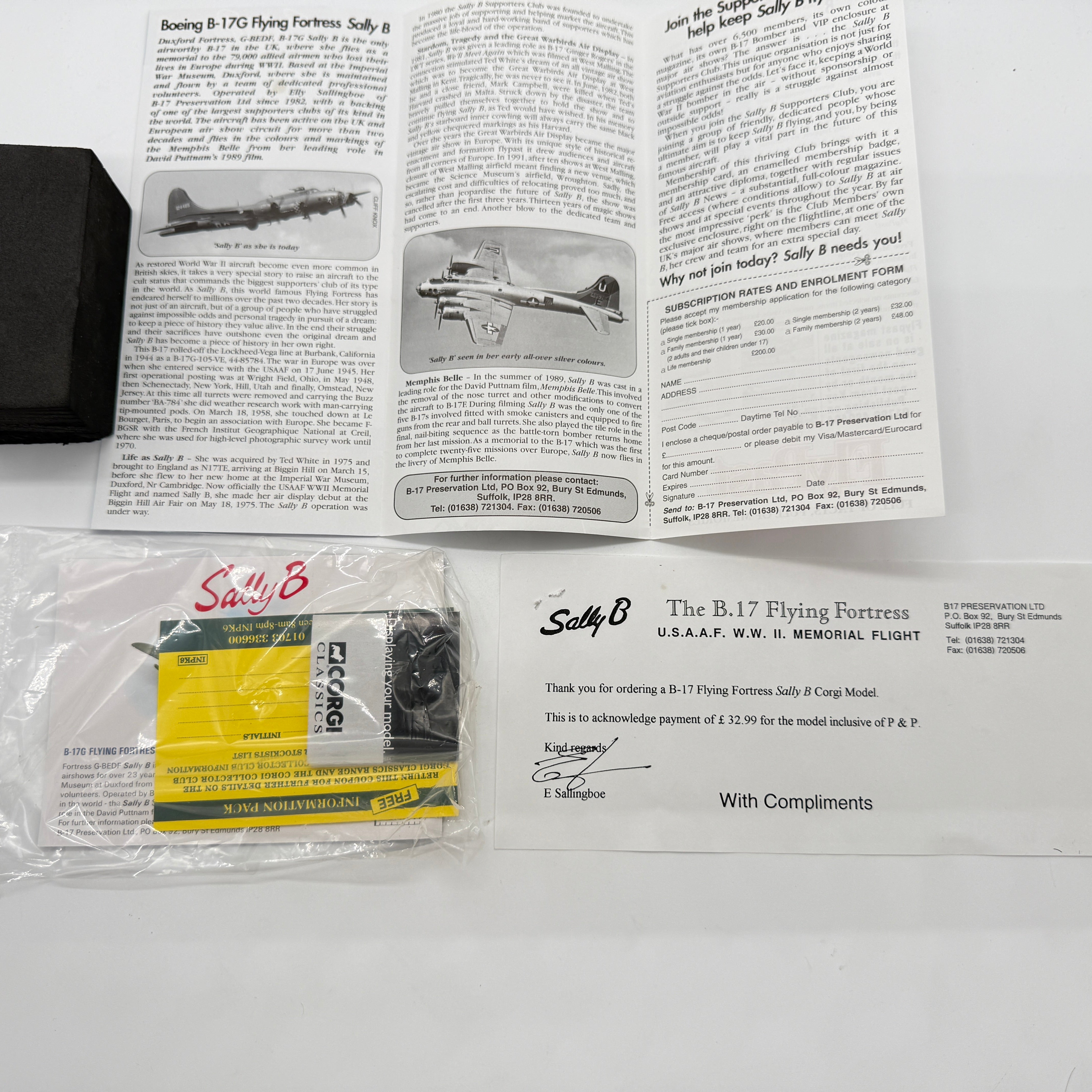 Corgi 48202 1:144 Boeing B-17G Flying Fortress Sally B G-BEDF 41-24485 DF-A