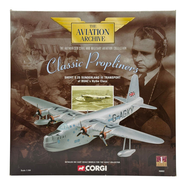 Corgi 48802 1:144 Short Sunderland III Hythe Class BOAC G-AGKY Hungerford