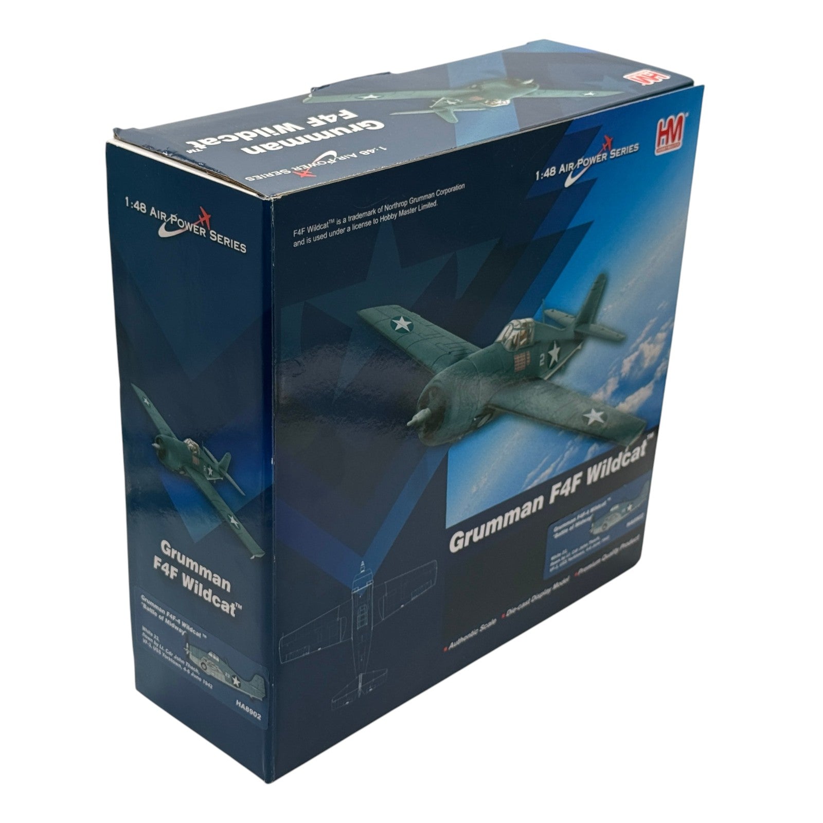 Hobby Master HA8902 1:48 Grumman F4F-4 Wildcat USN VF-3 White 23 John Thach USS Yorktown Battle of Midway 1942