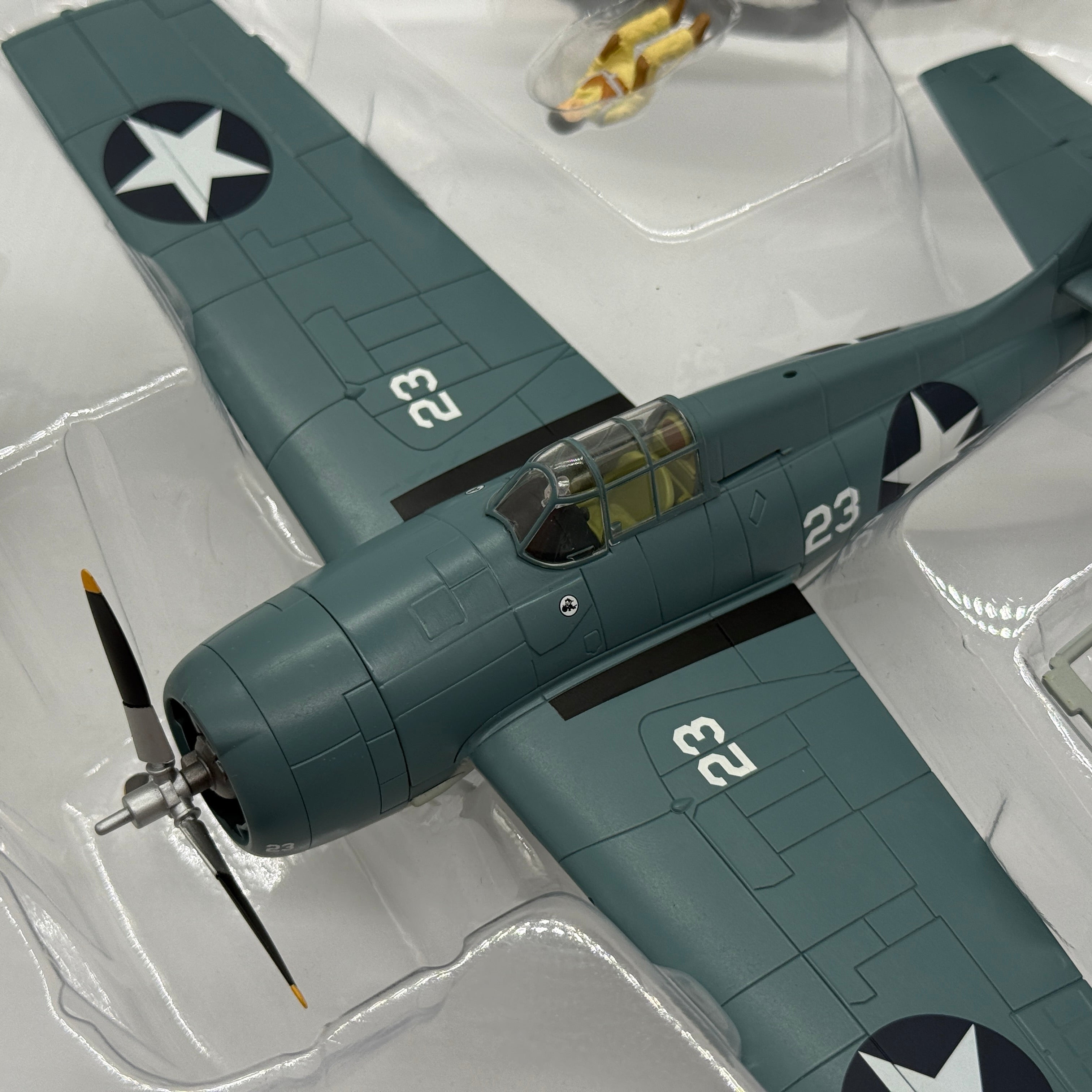 Hobby Master HA8902 1:48 Grumman F4F-4 Wildcat USN VF-3 White 23 John Thach USS Yorktown Battle of Midway 1942