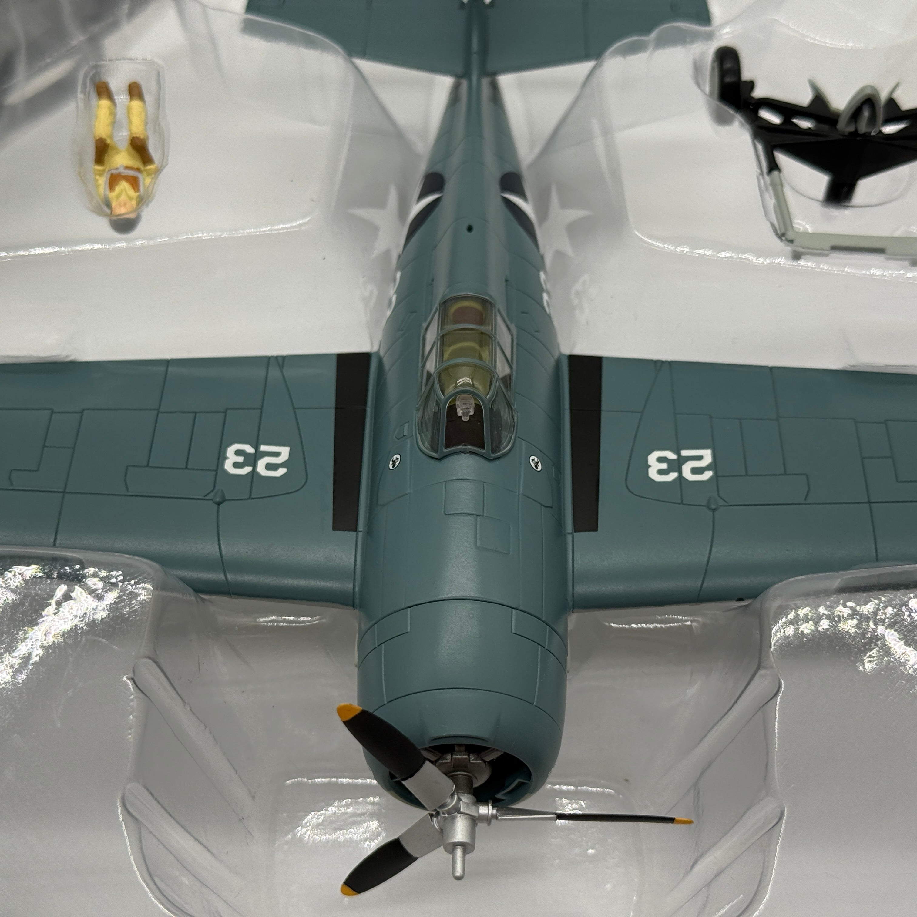 Hobby Master HA8902 1:48 Grumman F4F-4 Wildcat USN VF-3 White 23 John Thach USS Yorktown Battle of Midway 1942