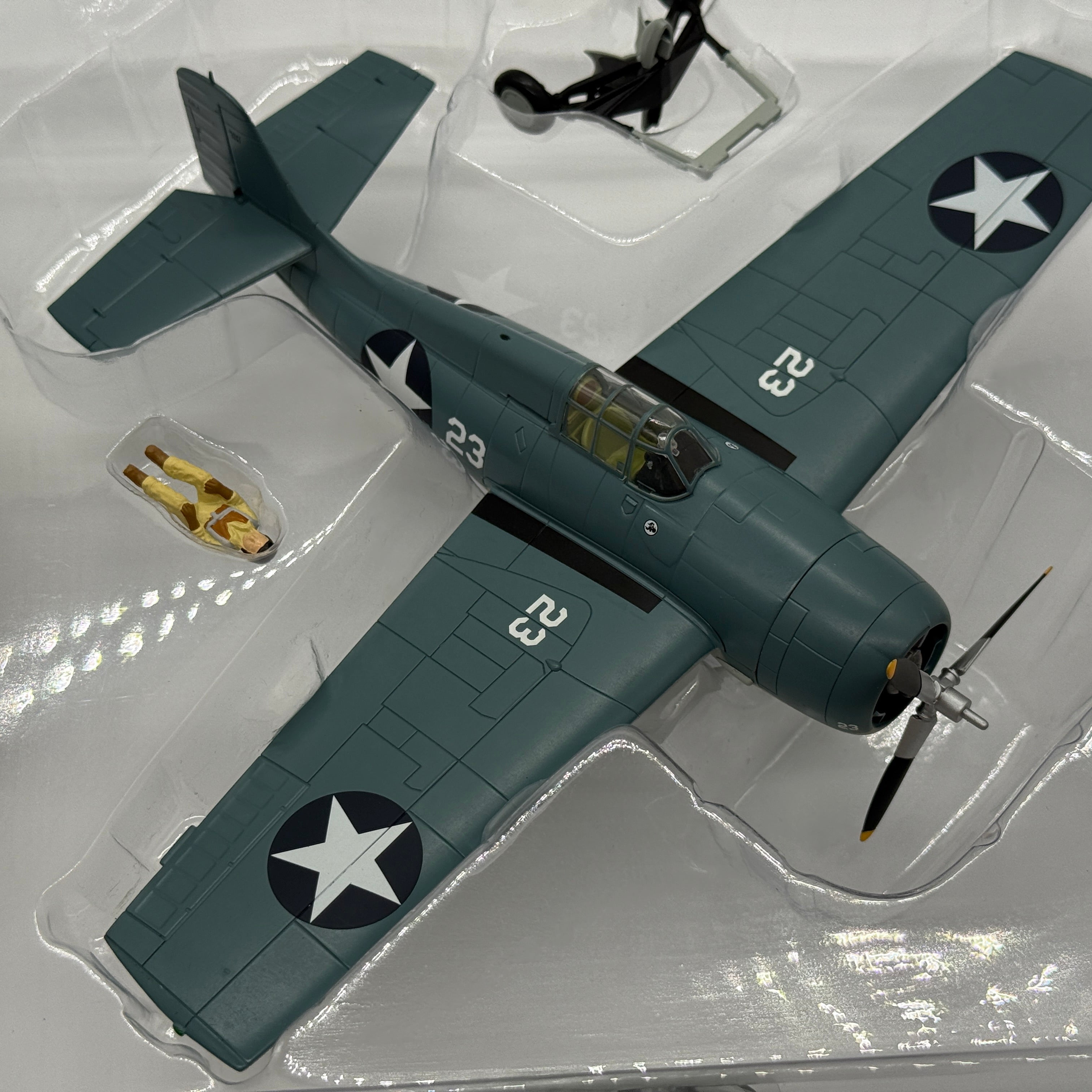 Hobby Master HA8902 1:48 Grumman F4F-4 Wildcat USN VF-3 White 23 John Thach USS Yorktown Battle of Midway 1942
