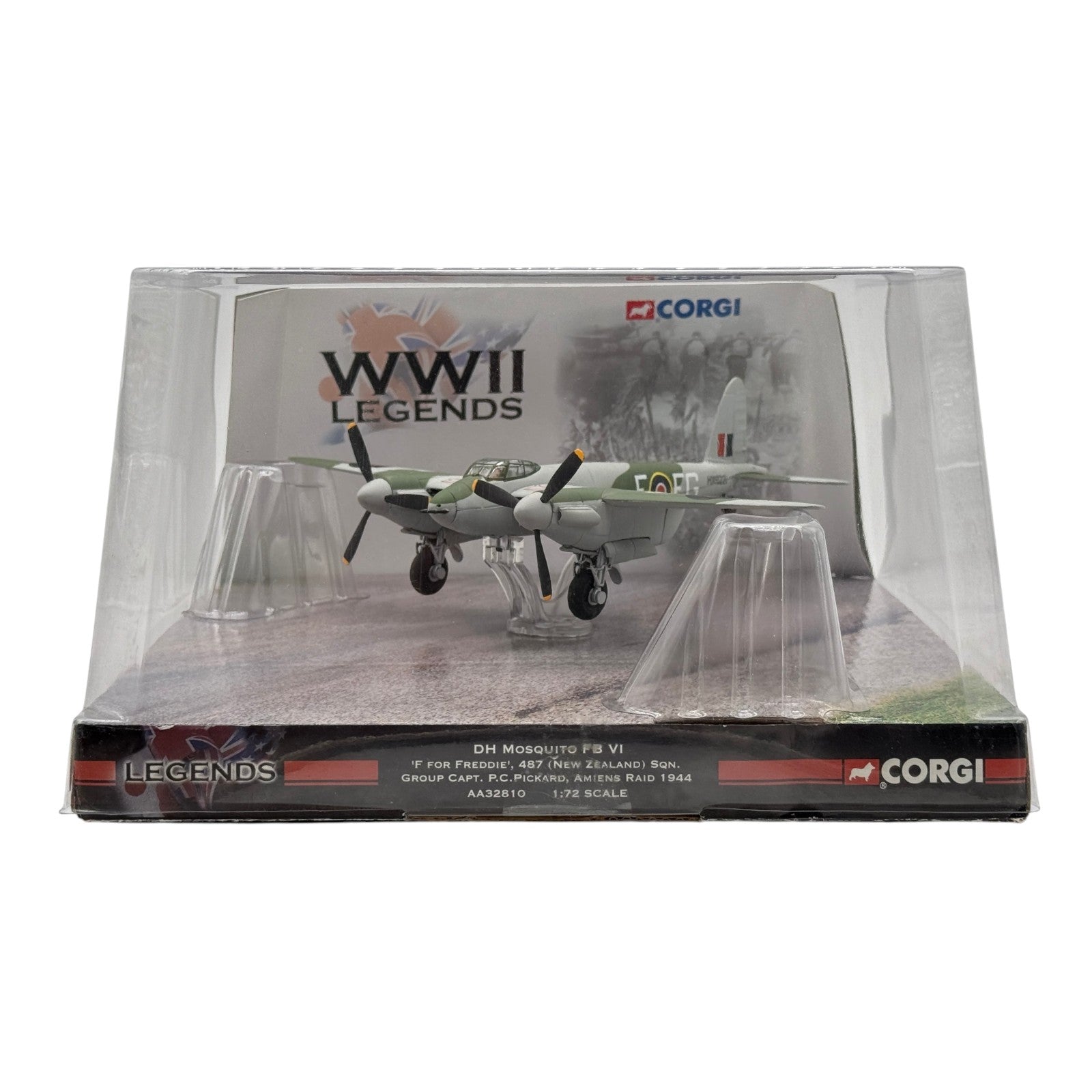Corgi AA32810 1:72 de Havilland Mosquito FB.VI HX922 EG-F Percy Pickard Operation Jericho Amiens 1944