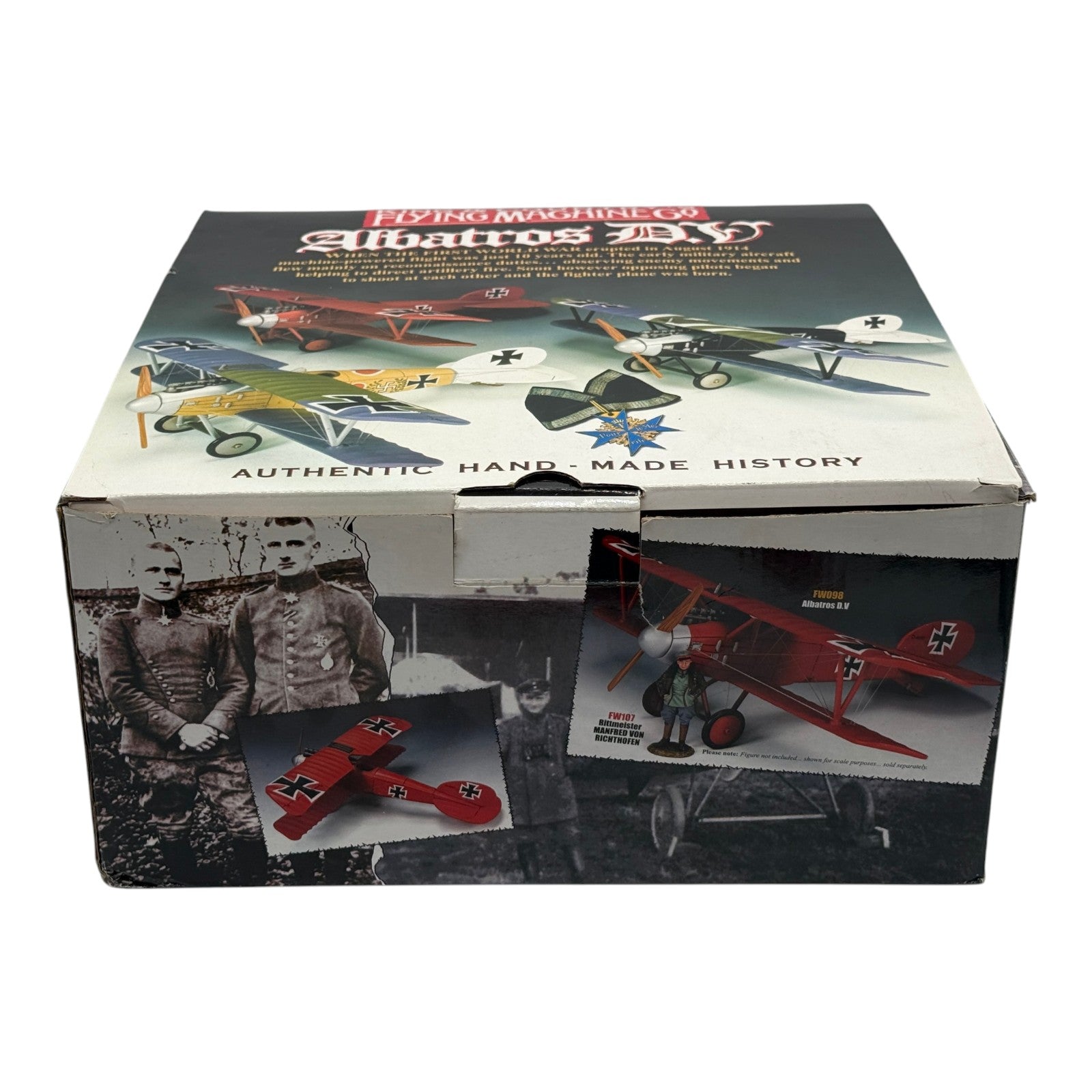King & Country FW098A 1:30 Albatros D.V Manfred von Richthofen Red Baron WWI 1917