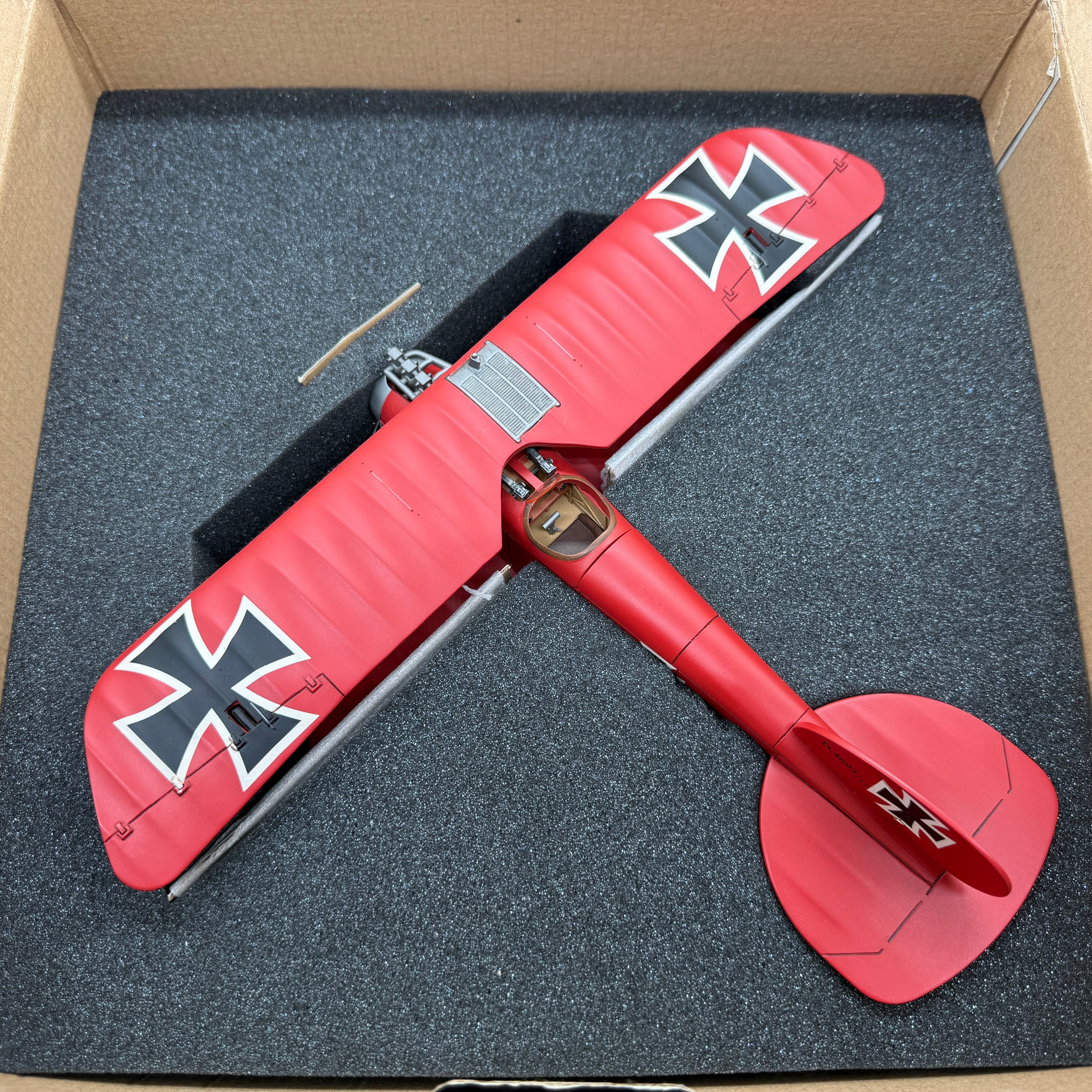 King & Country FW098A 1:30 Albatros D.V Manfred von Richthofen Red Baron WWI 1917