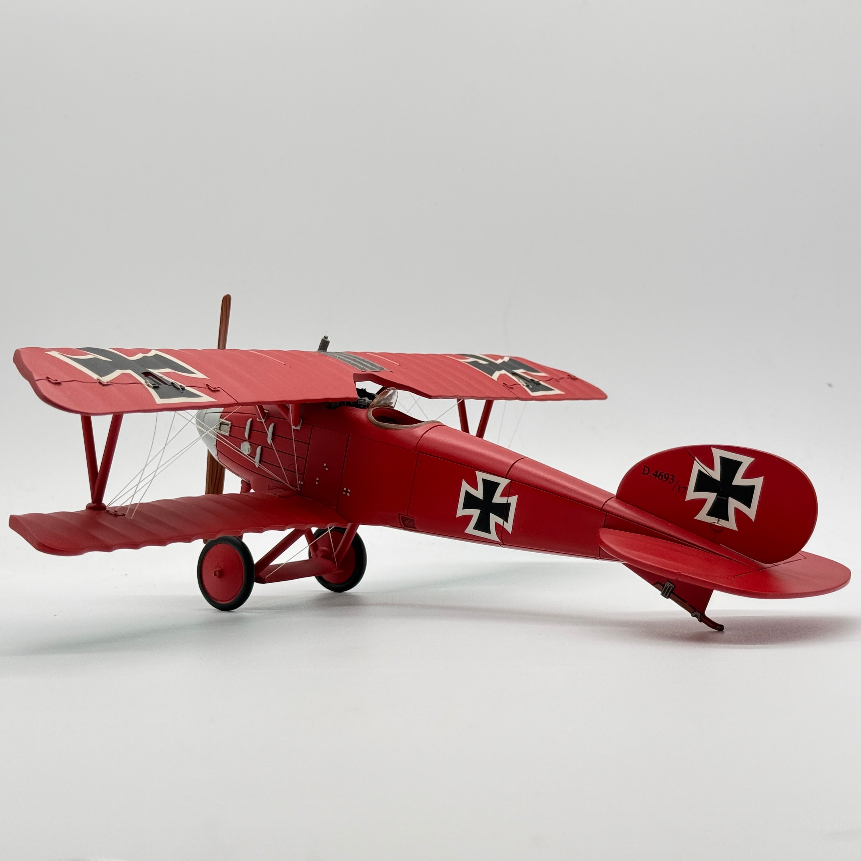 King & Country FW098A 1:30 Albatros D.V Manfred von Richthofen Red Baron WWI 1917