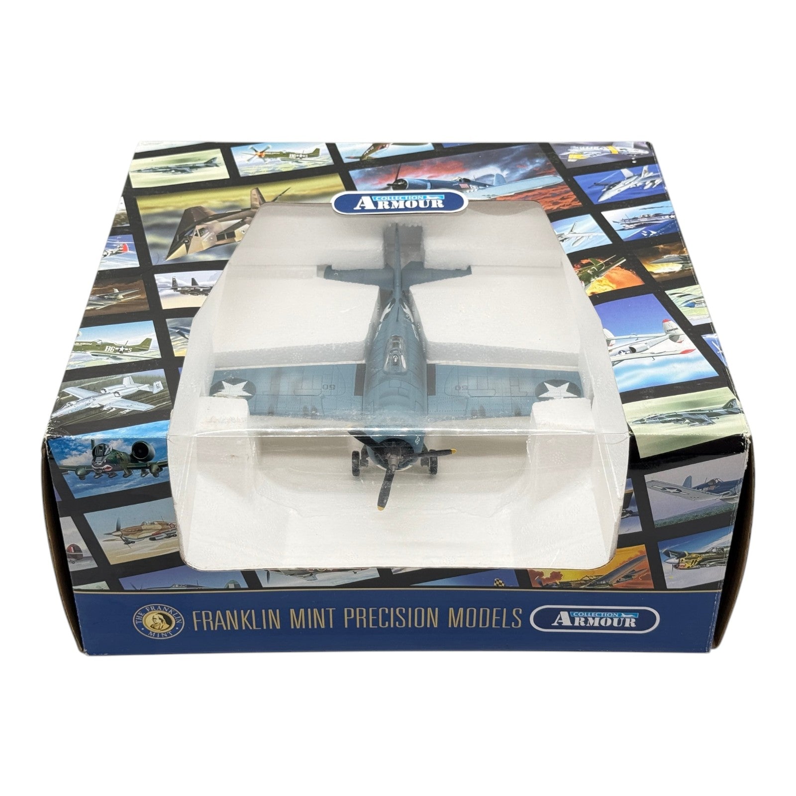 Franklin Mint B11F013 1:48 Grumman F4F-4 Wildcat White 50 Joe Foss USMC VMF-121 Guadalcanal 1942