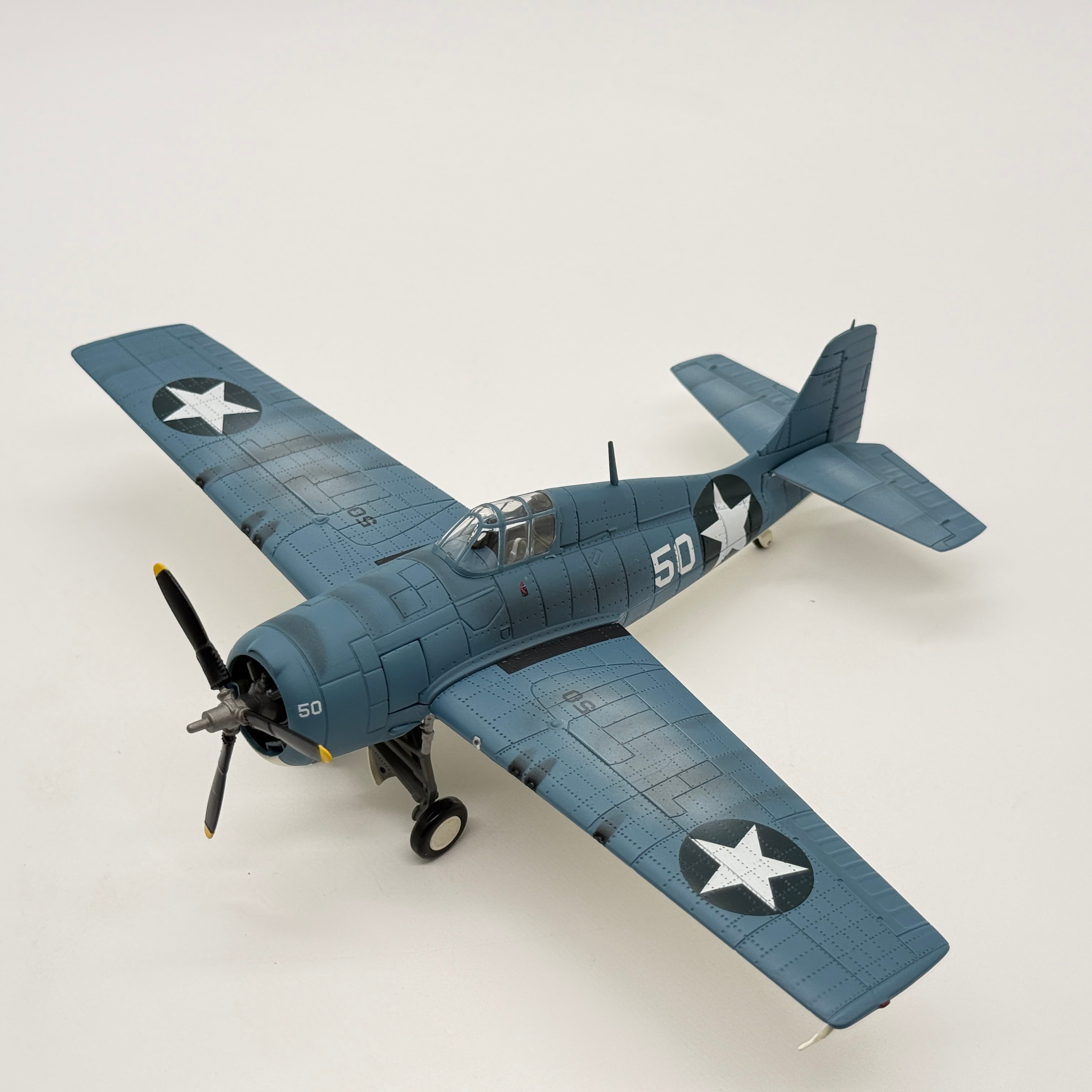 Franklin Mint B11F013 1:48 Grumman F4F-4 Wildcat White 50 Joe Foss USMC VMF-121 Guadalcanal 1942