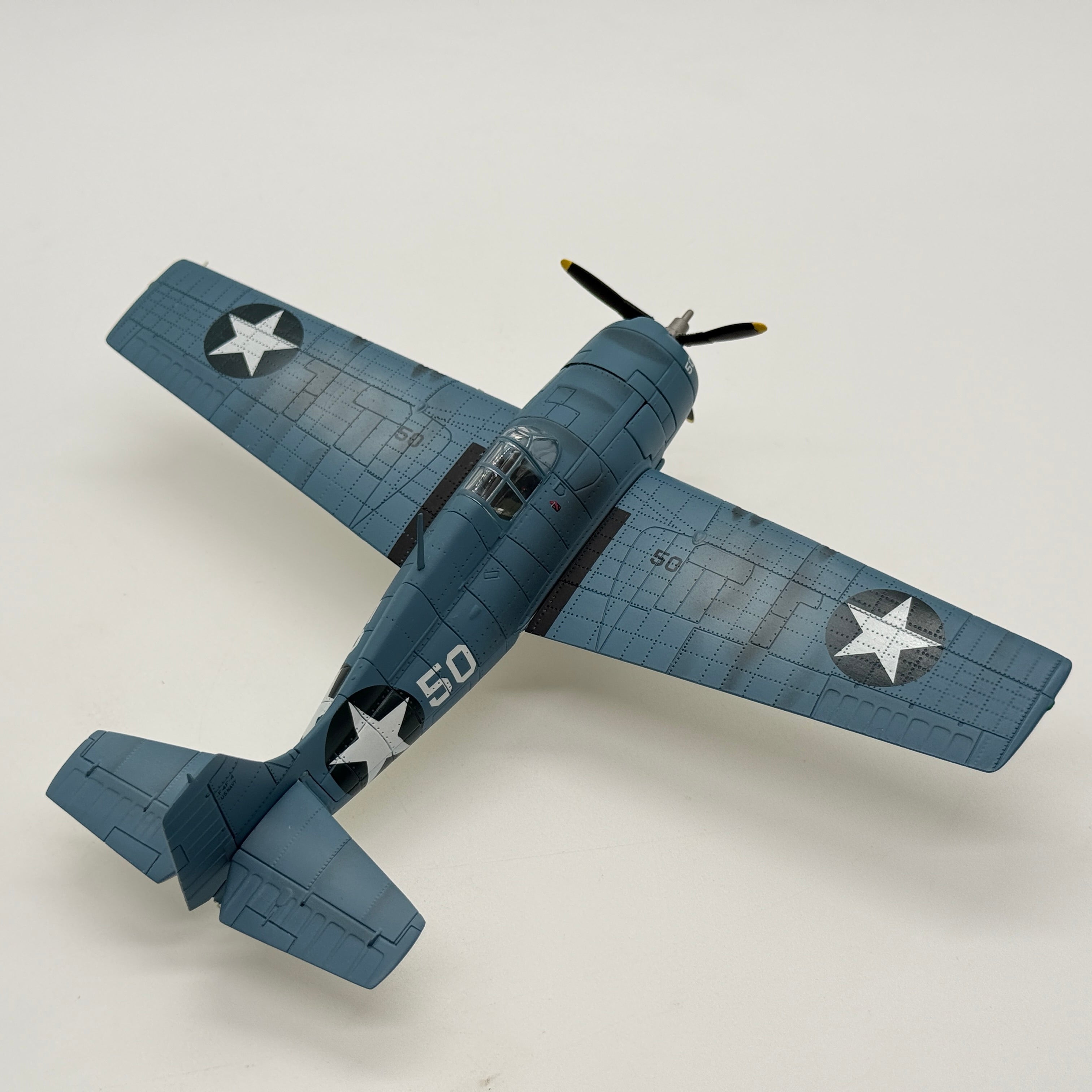 Franklin Mint B11F013 1:48 Grumman F4F-4 Wildcat White 50 Joe Foss USMC VMF-121 Guadalcanal 1942