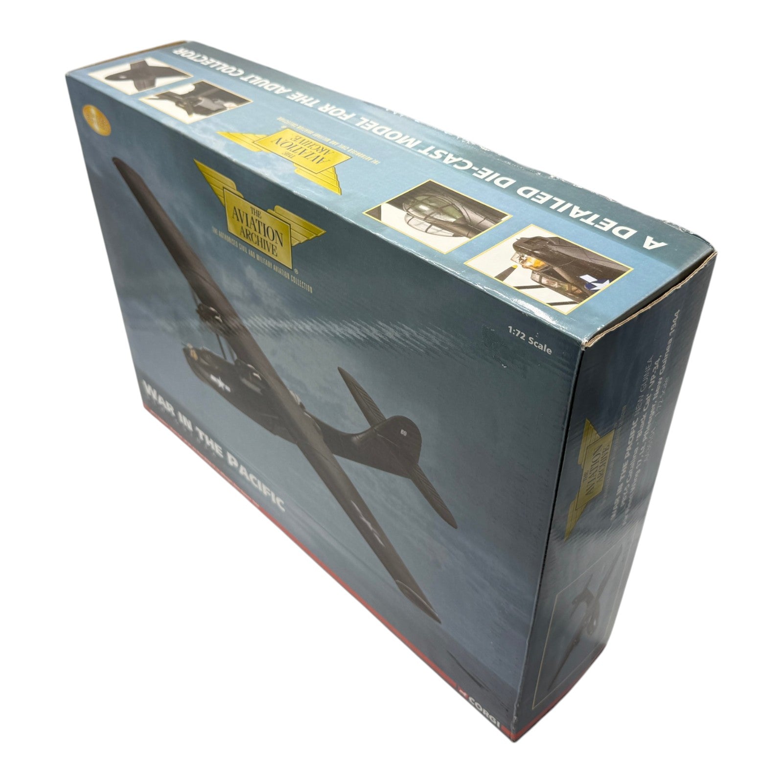 Corgi AA36104 1:72 Consolidated PBY-5A Catalina Black Cat White 69 William Pfleeger USN VP-34 New Guinea 1944