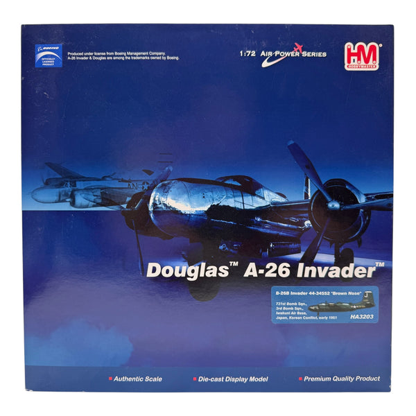 Hobby Master HA3203 1:72 Douglas B-26B Invader USAF 731st BS 3rd BG 44-34552 BC-J Brown Nose Iwakuni Japan 1951