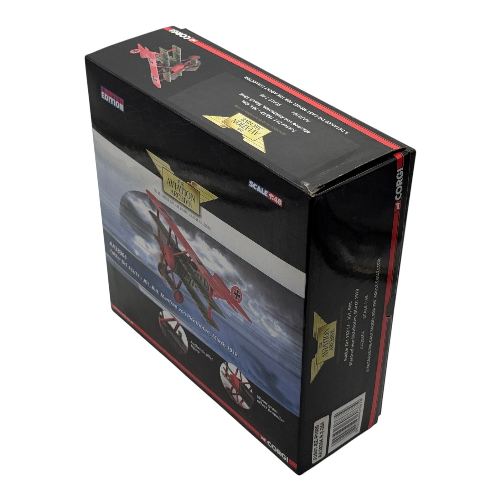 Corgi AA38304 1:48 Fokker Dr.I 152/17 JG 1 Manfred von Richthofen March 1918