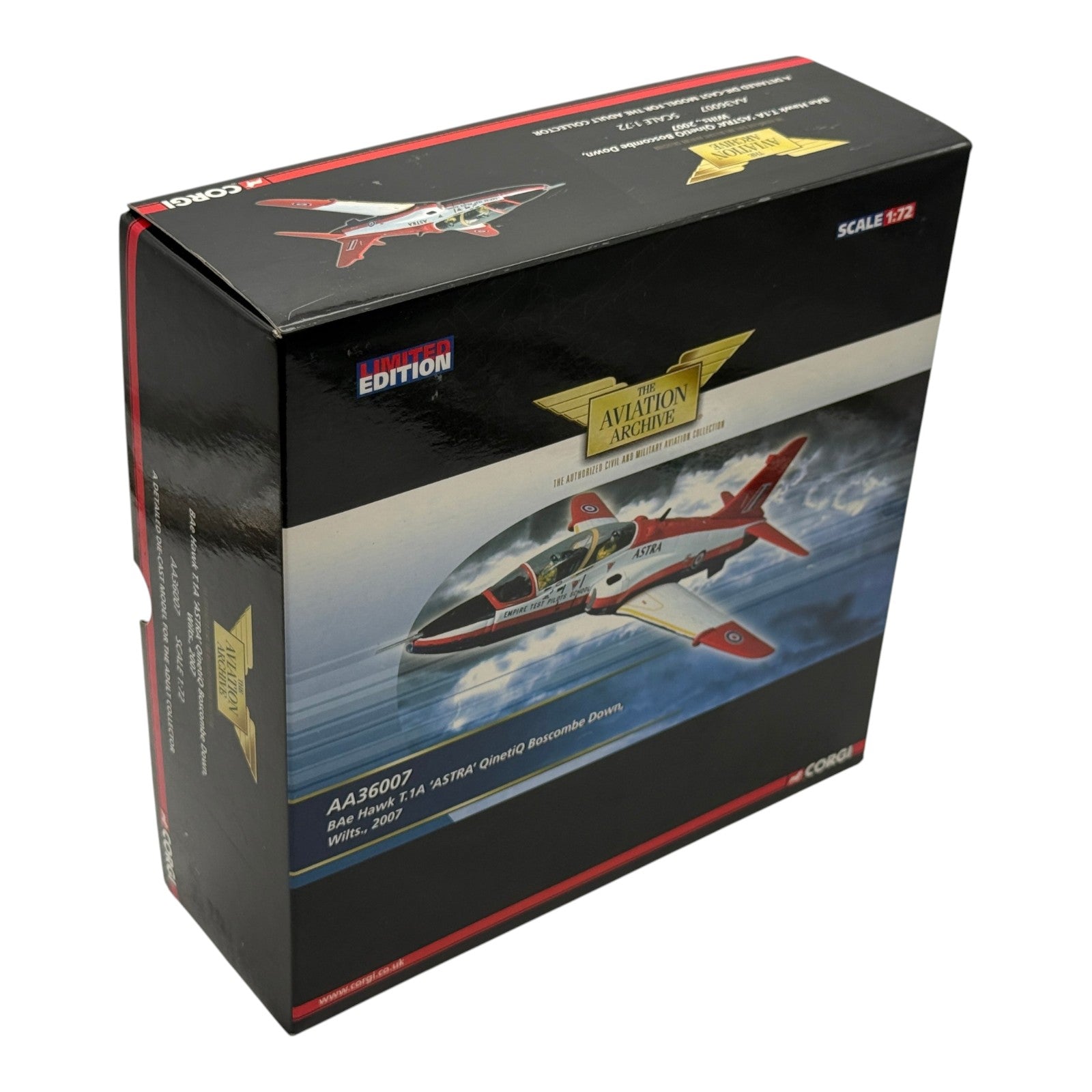 Corgi AA36007 1:72 BAe Hawk T.Mk 1A ASTRA XX341 ETPS QinetiQ MOD Boscombe Down 2007