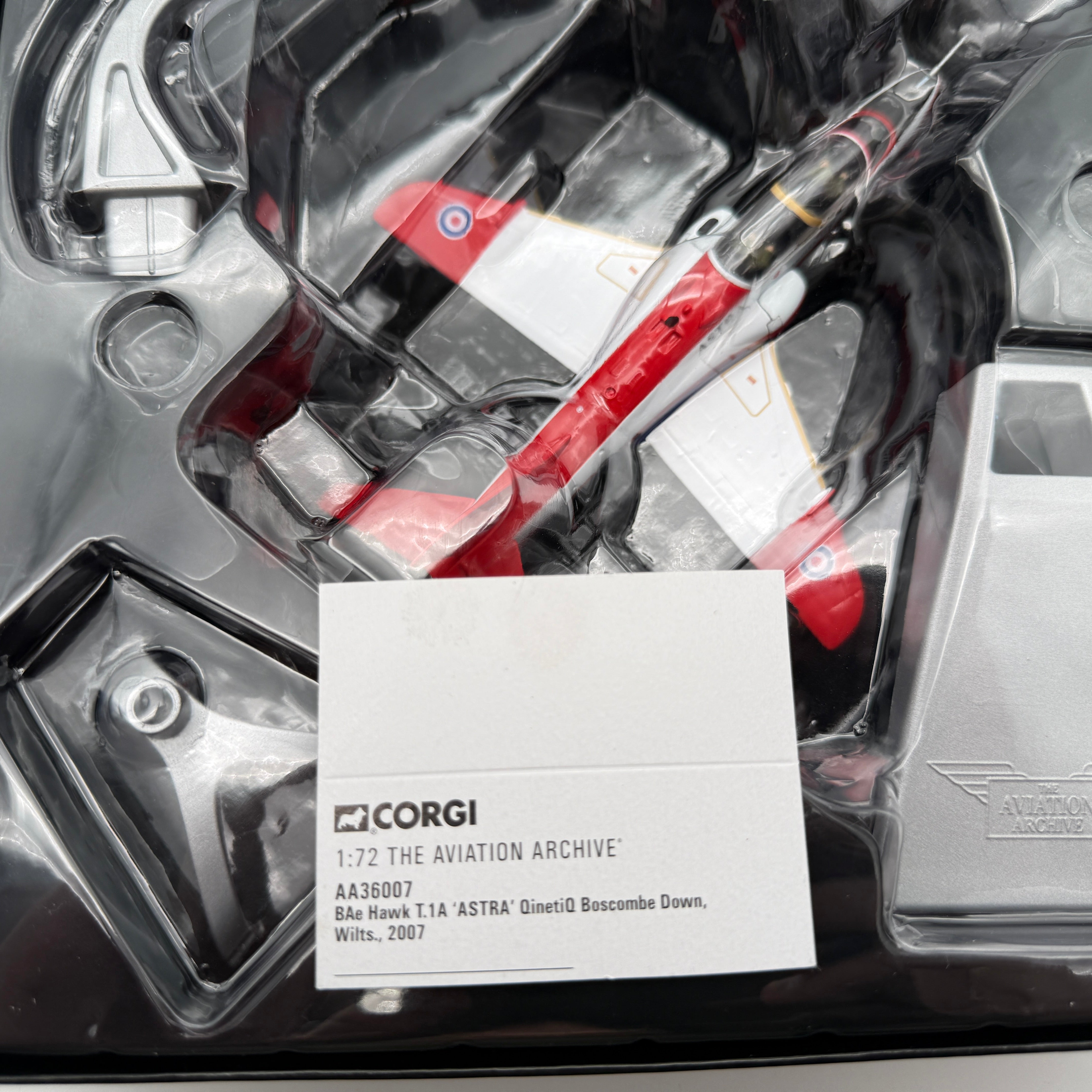 Corgi AA36007 1:72 BAe Hawk T.Mk 1A ASTRA XX341 ETPS QinetiQ MOD Boscombe Down 2007