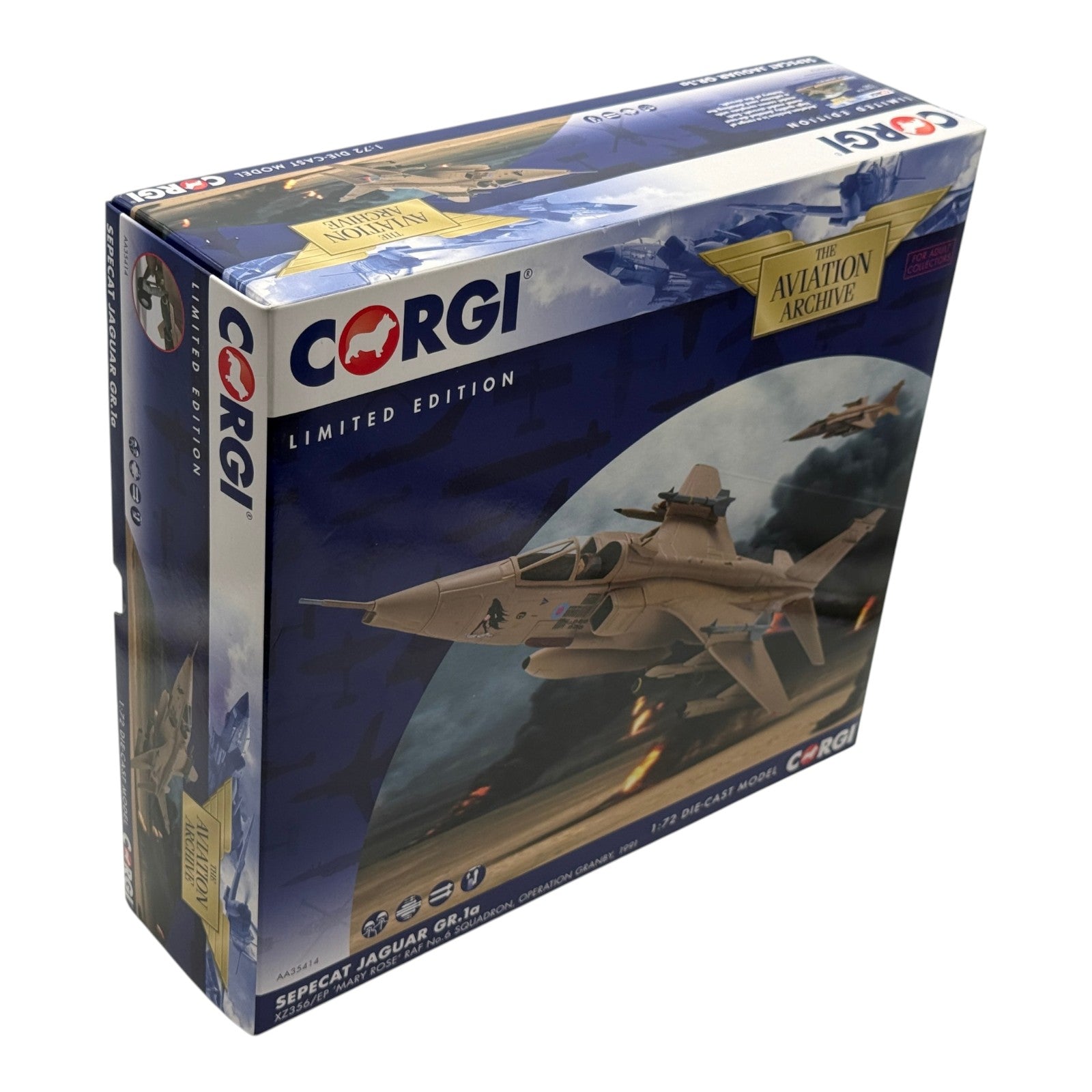 Corgi AA35414 1:72 SEPECAT Jaguar GR.1A XZ356 Mary Rose 1991