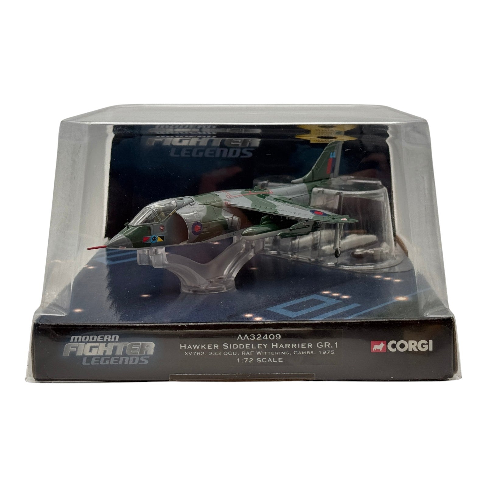 Corgi AA32409 1:72 BAe Harrier GR.1 XV762 RAF No.233 OCU Wittering 1971